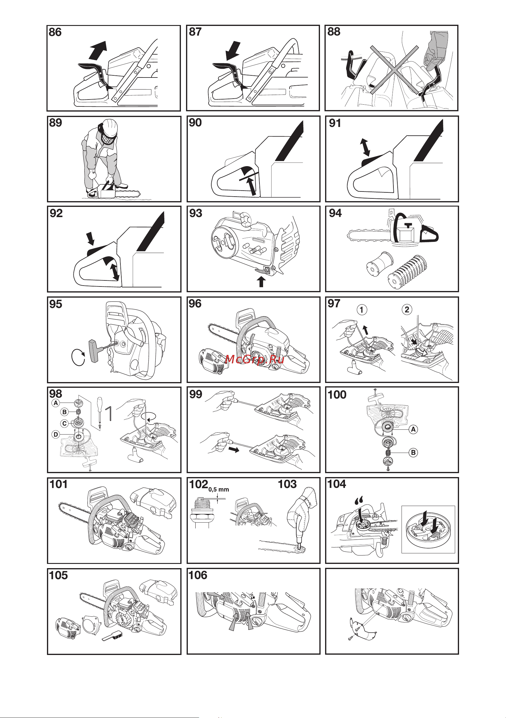 Husqvarna 140 X-TORQ 9667764-04 Руководство по эксплуатации онлайн [6/382] 779486