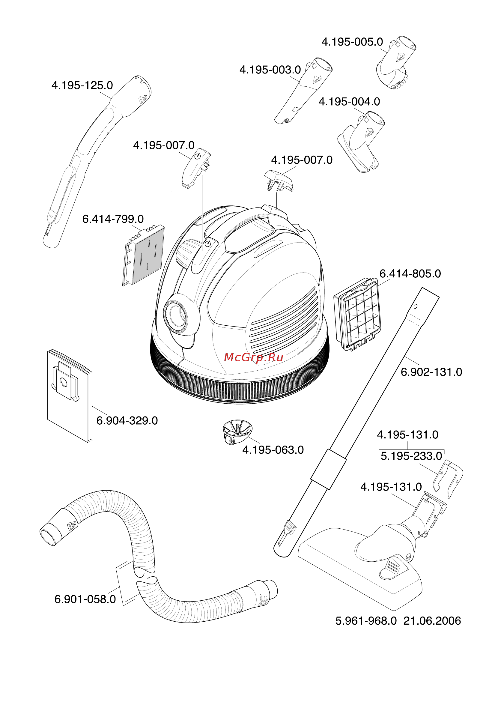 Karcher VC 6.200 Руководство по эксплуатации онлайн [11/12] 779524