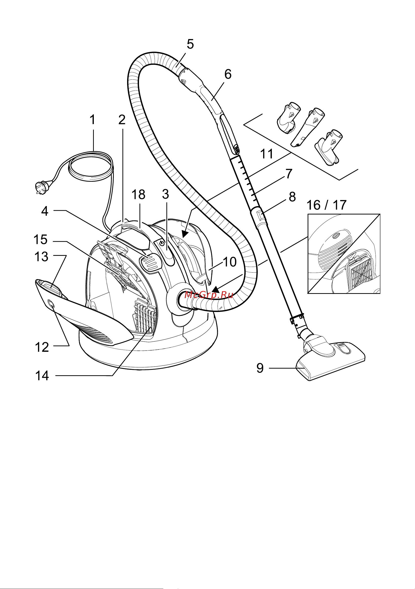 Karcher VC 6.200 Руководство по эксплуатации онлайн [2/12] 779524
