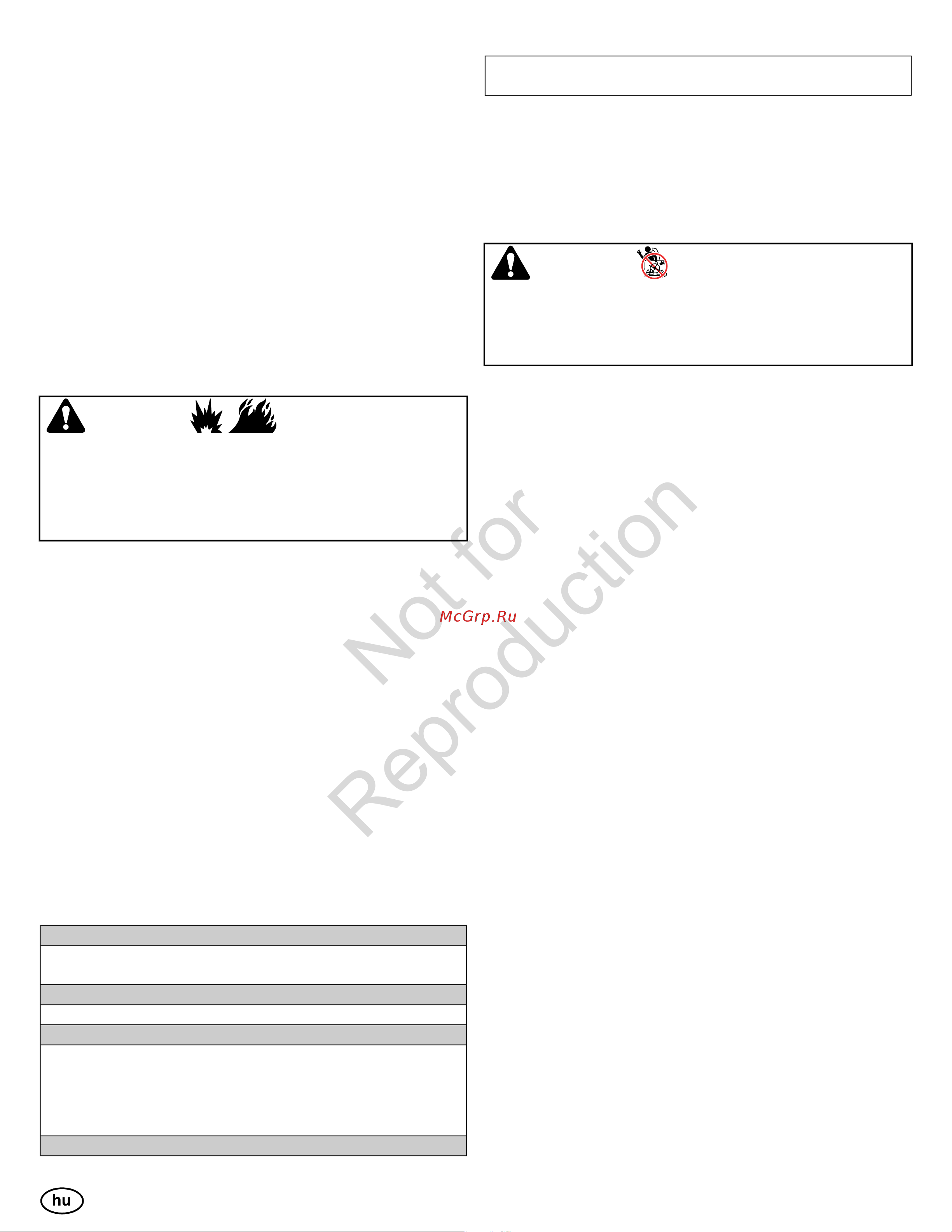 Snapper SNH1226E Gross Torque 11.5 [55/132] Not for reproduction