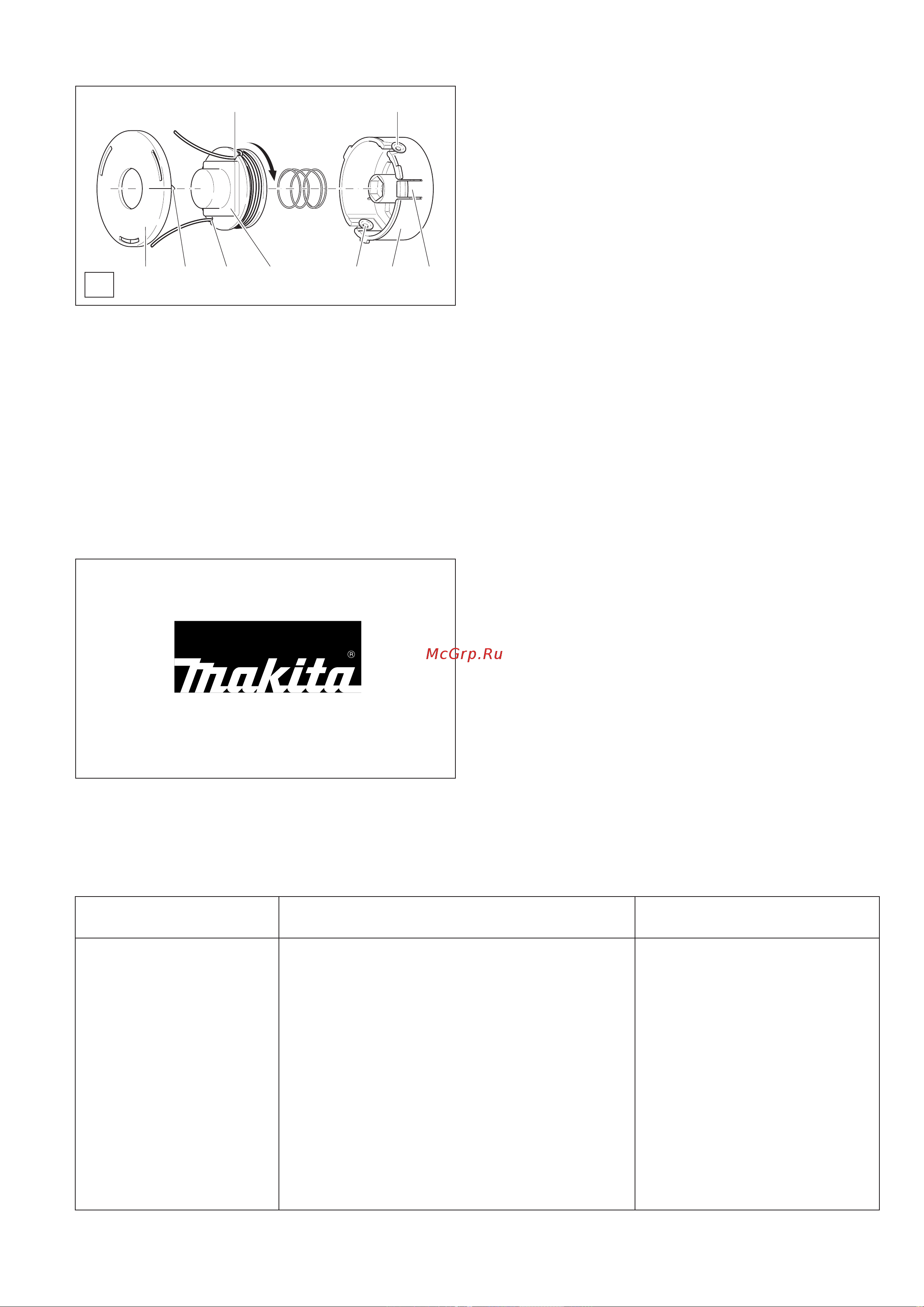Makita UM4030 [11/16] Вставка новой нити