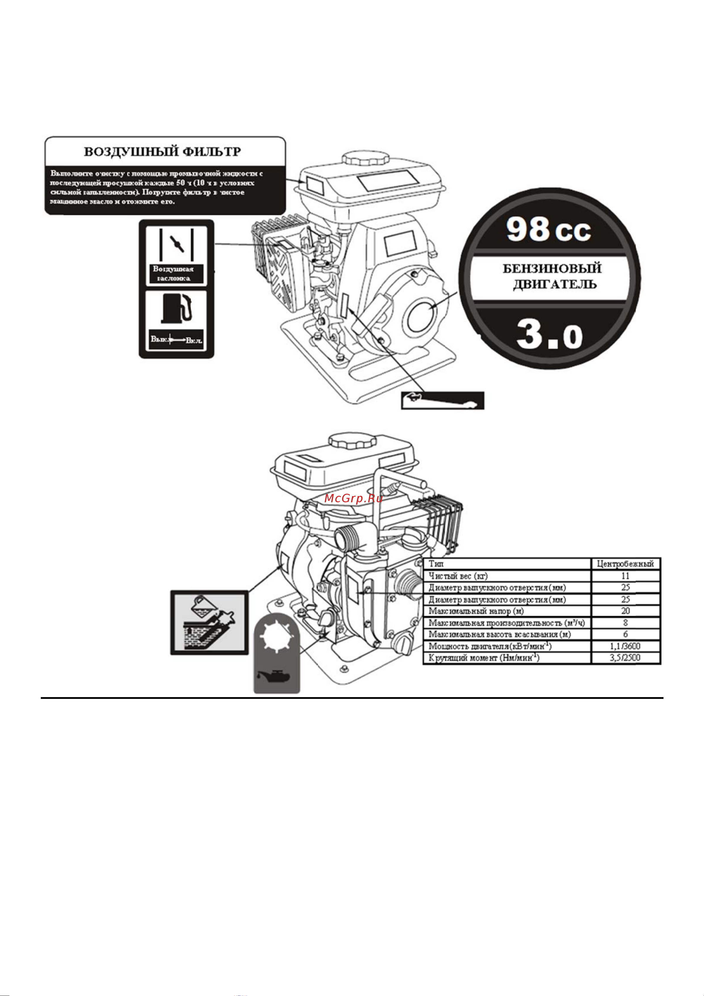 MasterYard MP100R Руководство по эксплуатации онлайн [6/30] 779604
