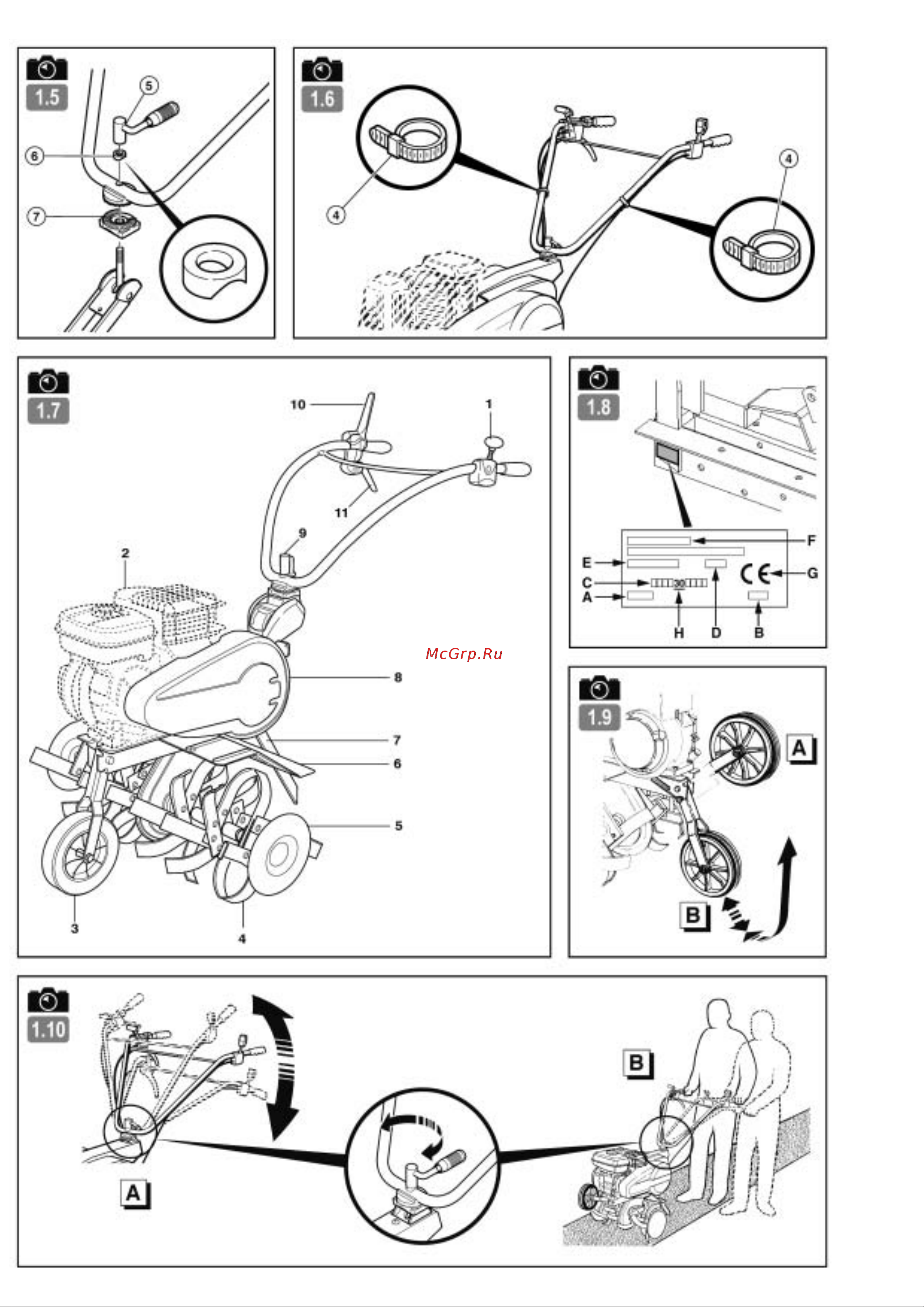 Husqvarna TF334 Руководство по эксплуатации онлайн [5/48] 779611