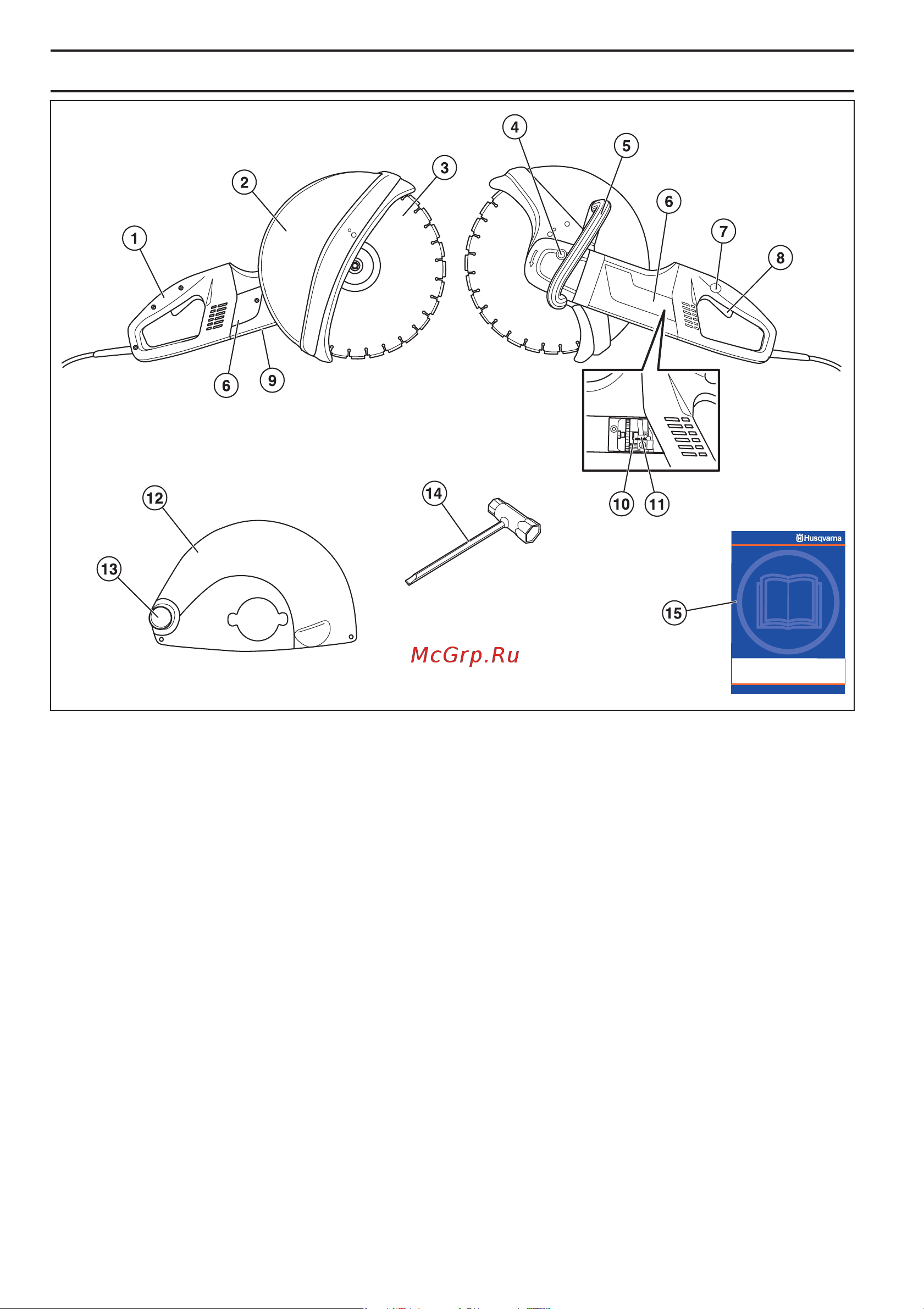 Husqvarna K3000 EL14 (WET) - II Руководство по эксплуатации онлайн [4/24] 779622