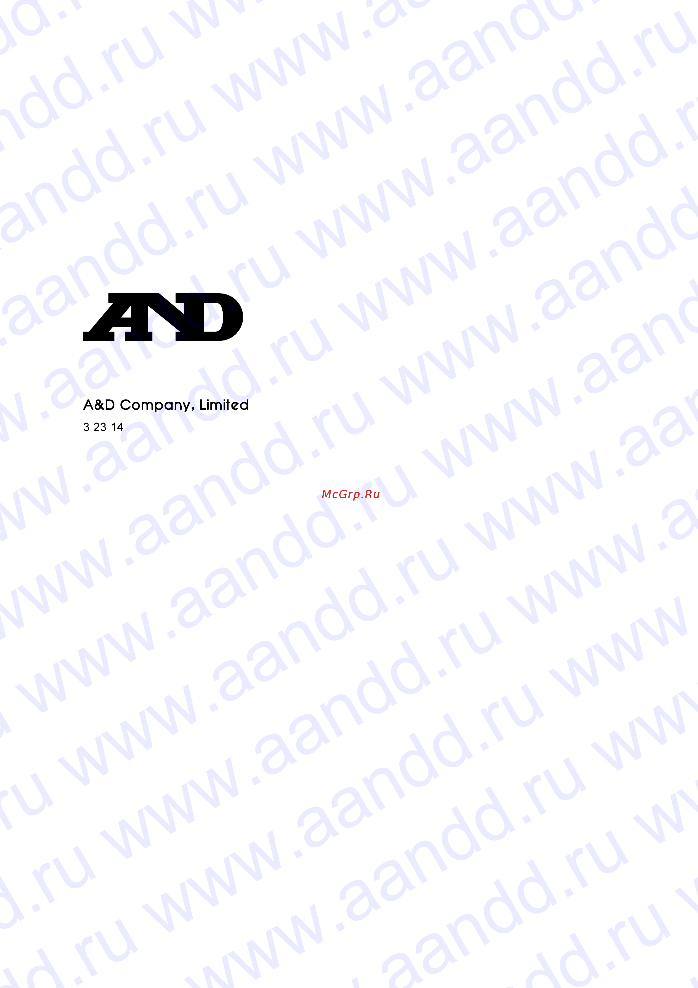 And AD-1682 Руководство по эксплуатации онлайн [11/11] 779687