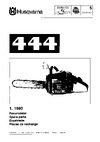 Husqvarna 444 (1980) parts Руководство по эксплуатации