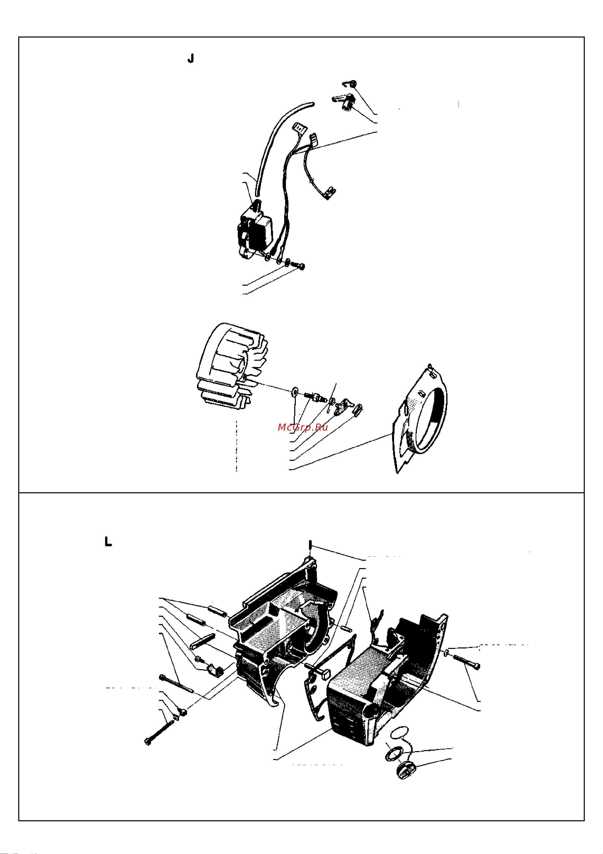 Husqvarna 444 (1980) parts Руководство по эксплуатации онлайн [6/10] 779722