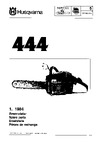 Husqvarna 444 (1984) parts Руководство по эксплуатации