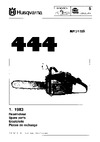 Husqvarna 444 (1983) parts Руководство по эксплуатации
