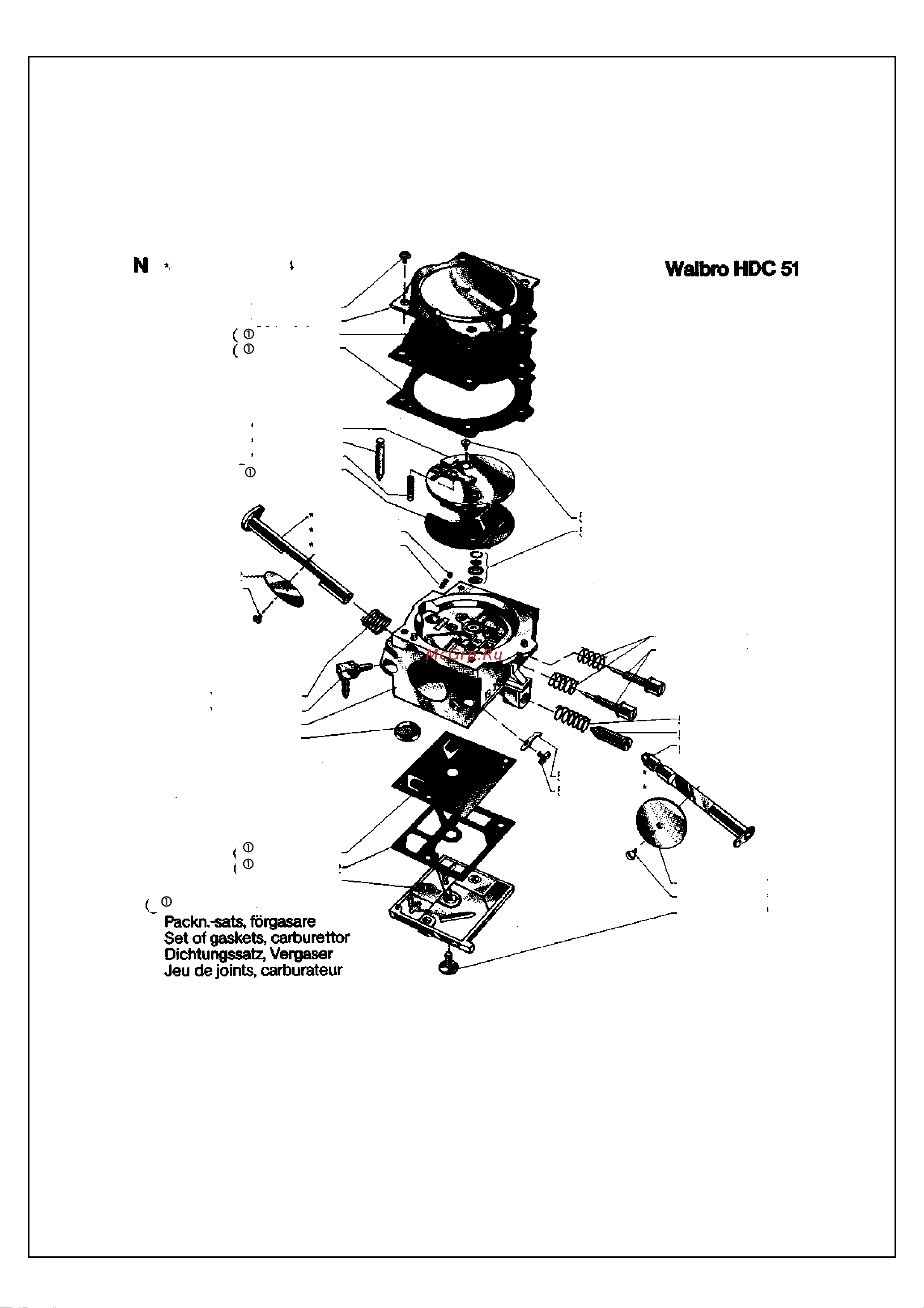 Husqvarna 444 (1983) parts Руководство по эксплуатации онлайн [6/9] 779724