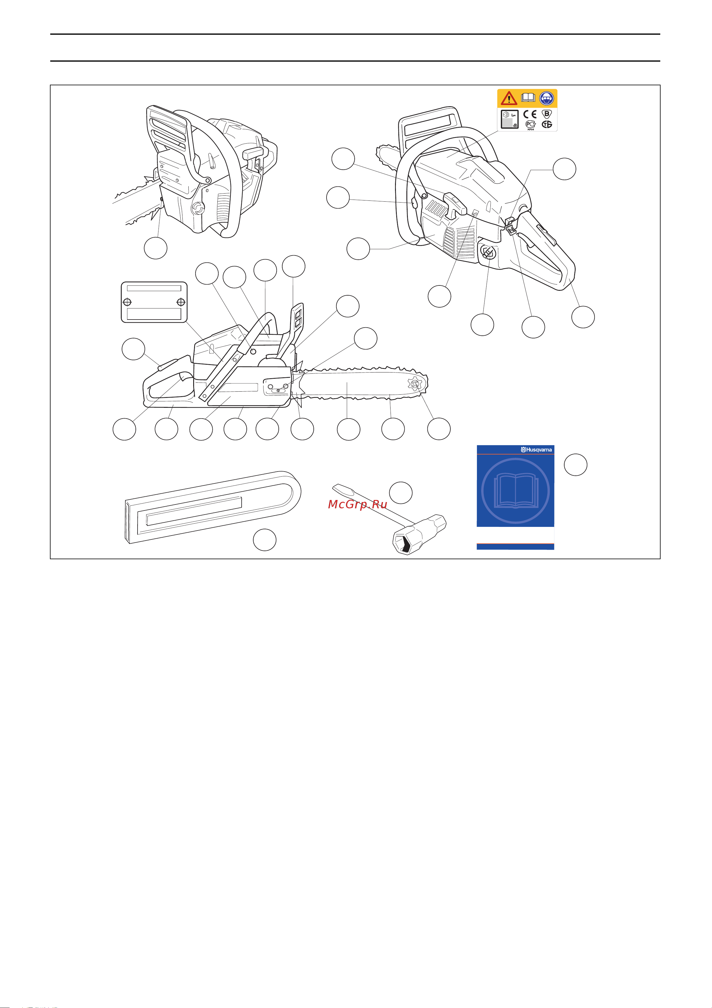 Husqvarna 345 (2003) [26/44] 14 15 17 18 19 20