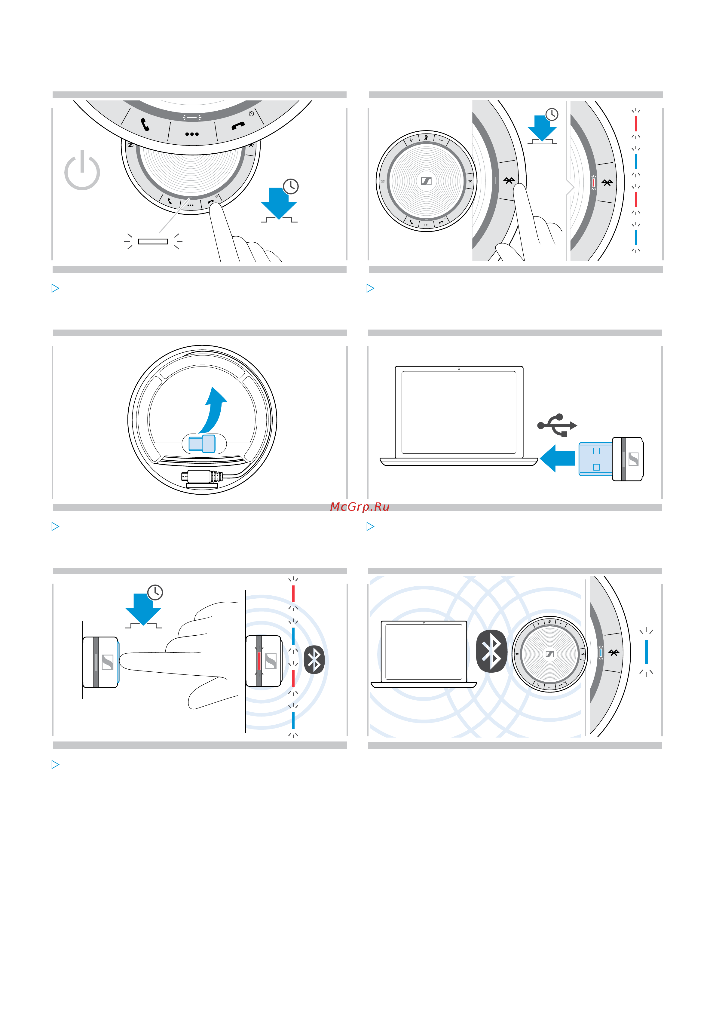 Sennheiser SP 30+ [11/31] D подключение bluetooth ключа к компьютеру и сопряжение спикерфона