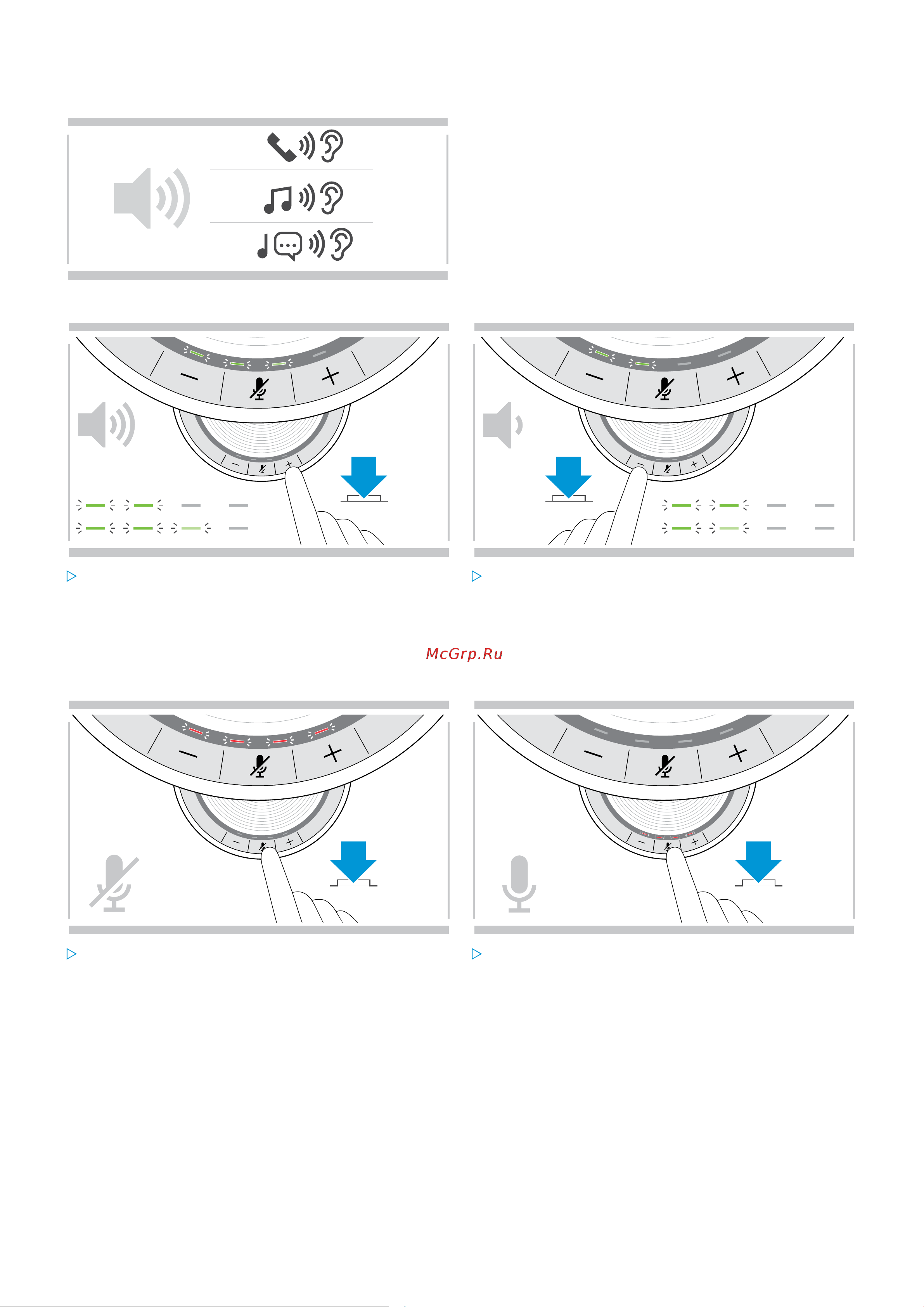 Sennheiser SP 30+ [16/31] Выключение микрофона