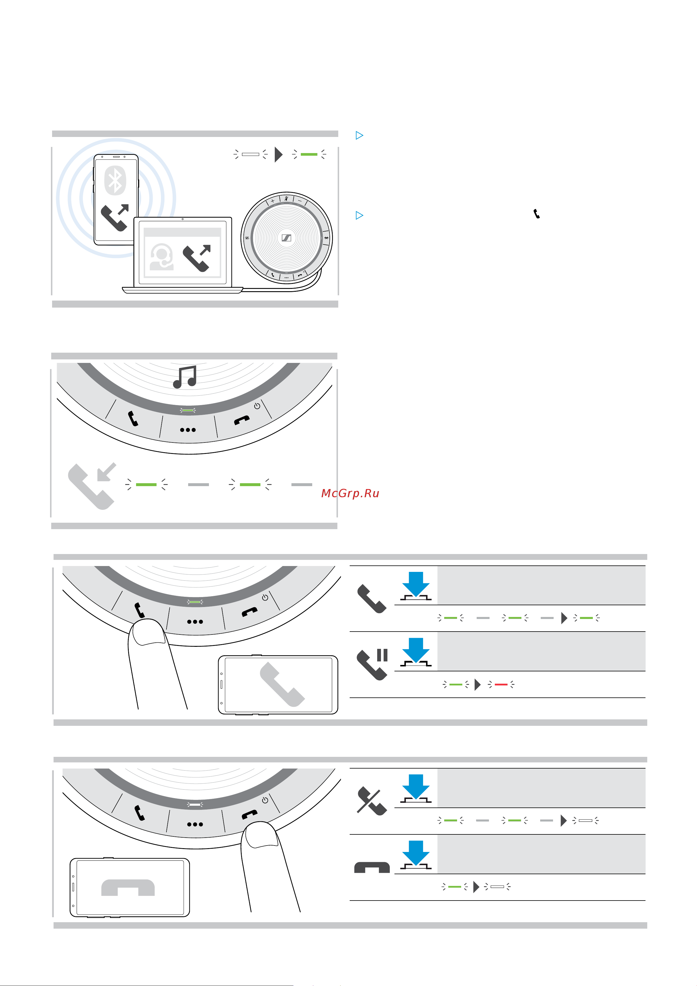 Sennheiser SP 30+ [17/31] Выполнение вызовов при помощи спикерфона
