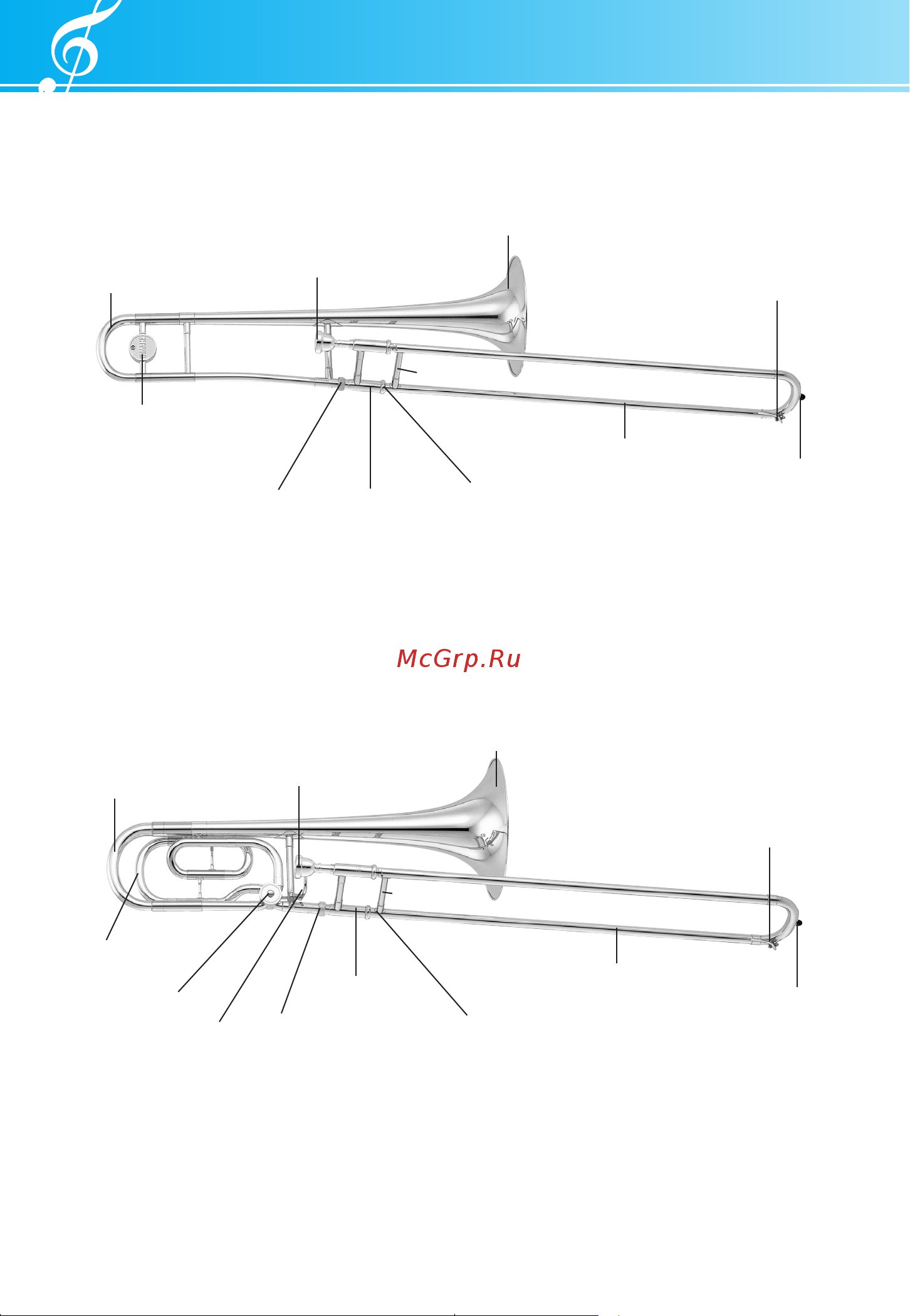 Yamaha YBL-421G [5/19] Номенклатура