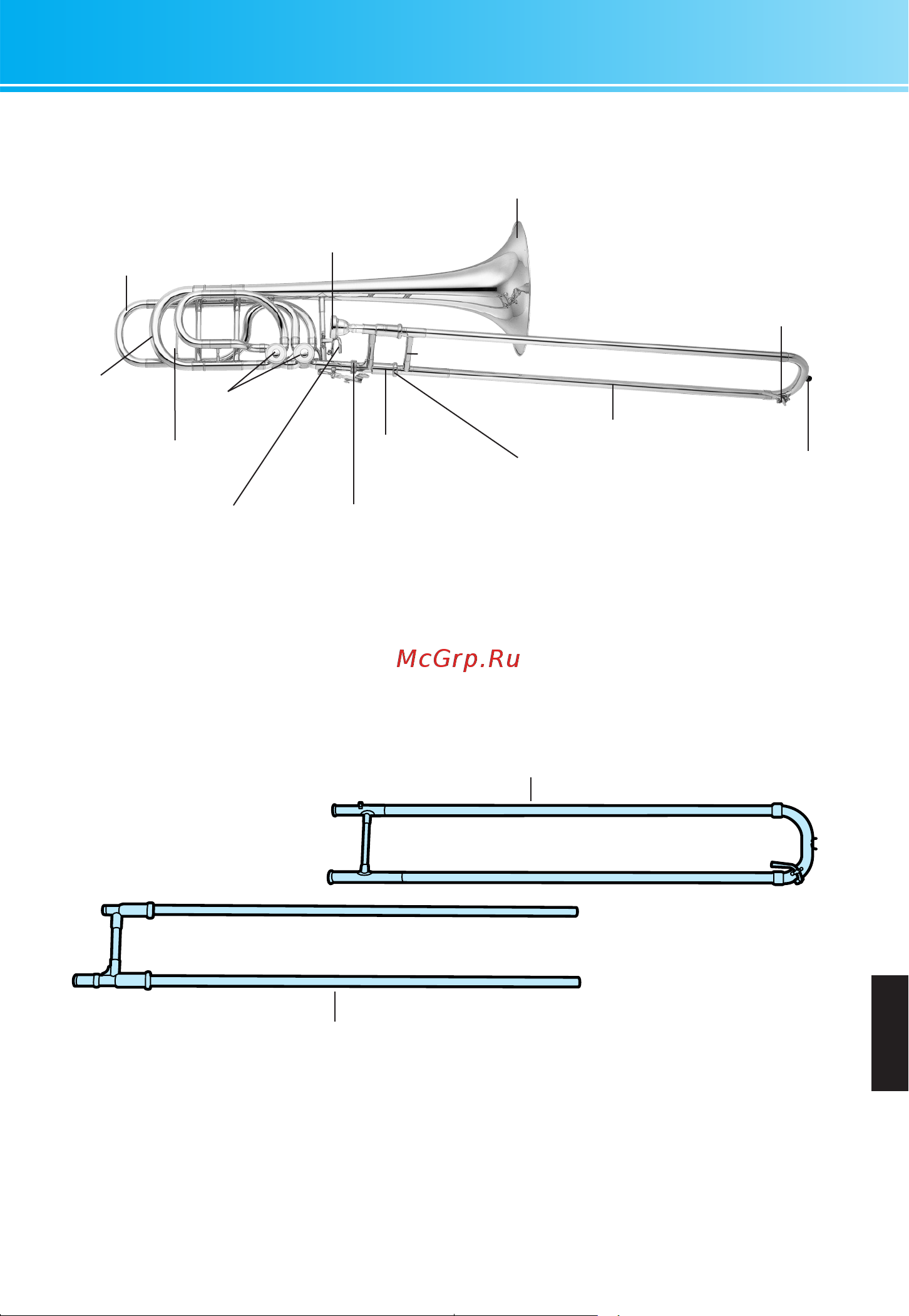 Yamaha YBL-421G [6/19] Номенклатура