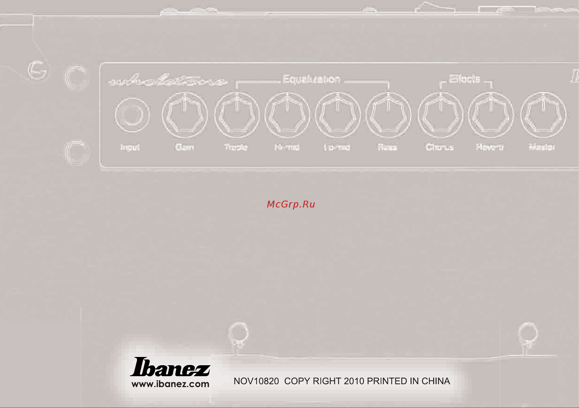 Ibanez WT80 Руководство по эксплуатации онлайн [48/48] 779870