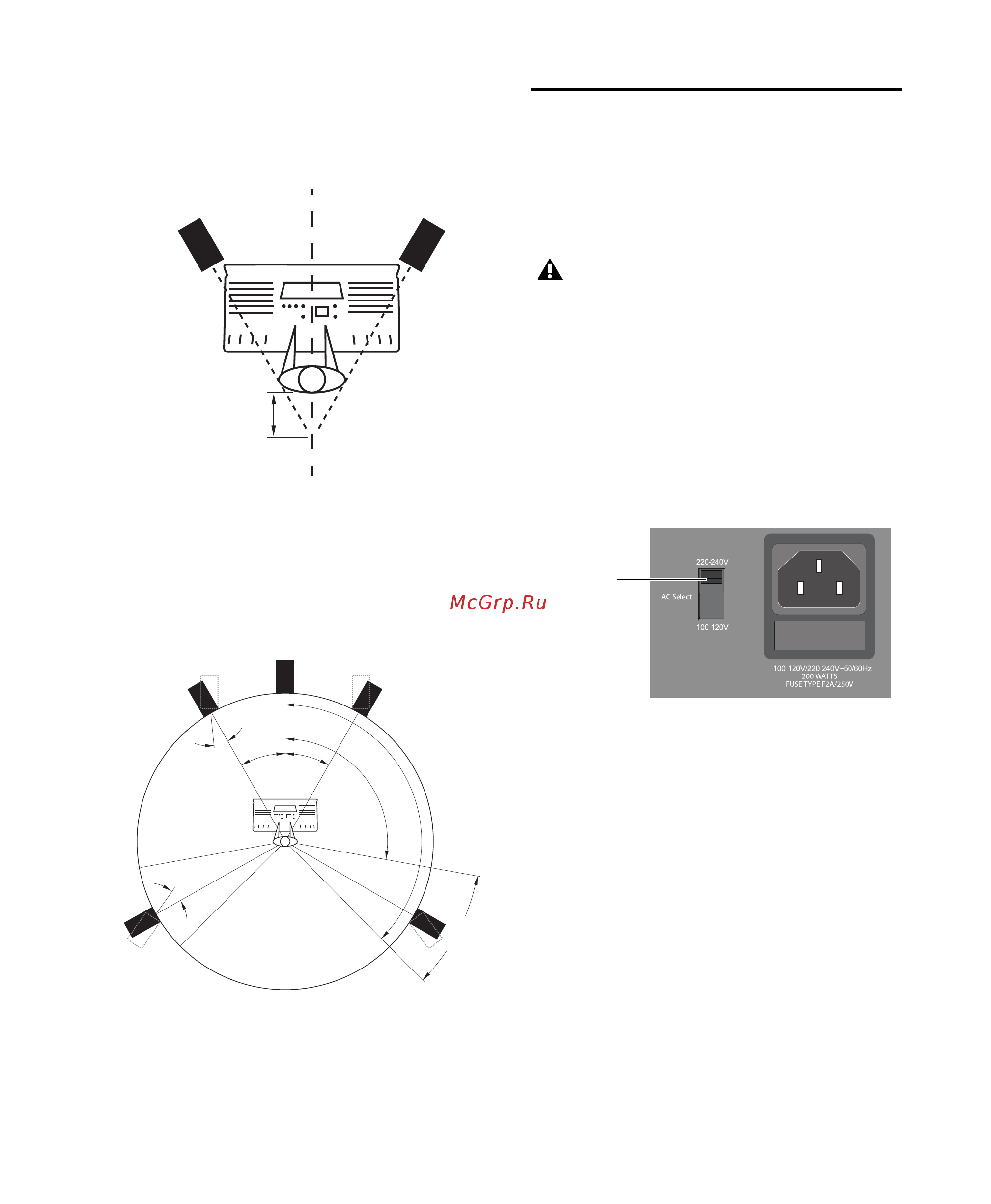 M-Audio Studiophile DSM3 [15/30] Configuring and connecting ac power