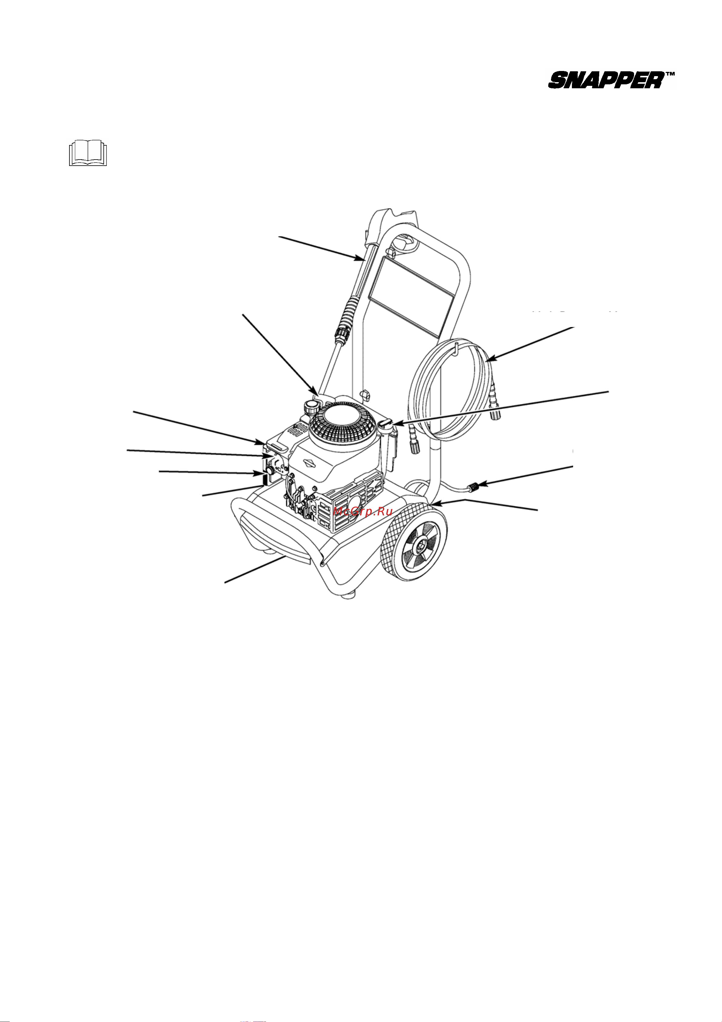 Snapper PW24500 [5/17] Знакомство с устройством