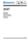 Husqvarna 334T (2003) parts Руководство по эксплуатации