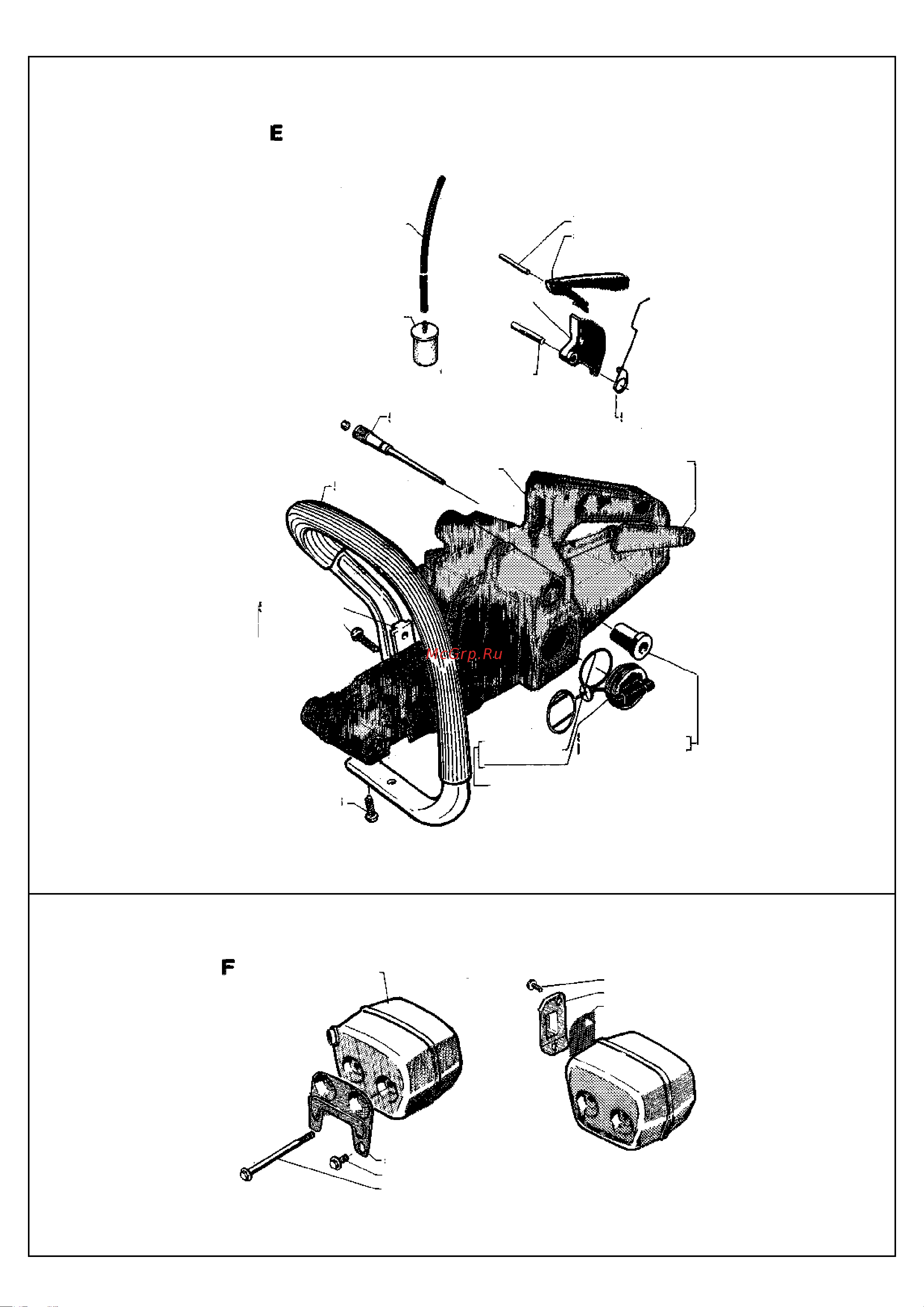 Husqvarna 254 (1992) parts Руководство по эксплуатации онлайн [4/9] 779967