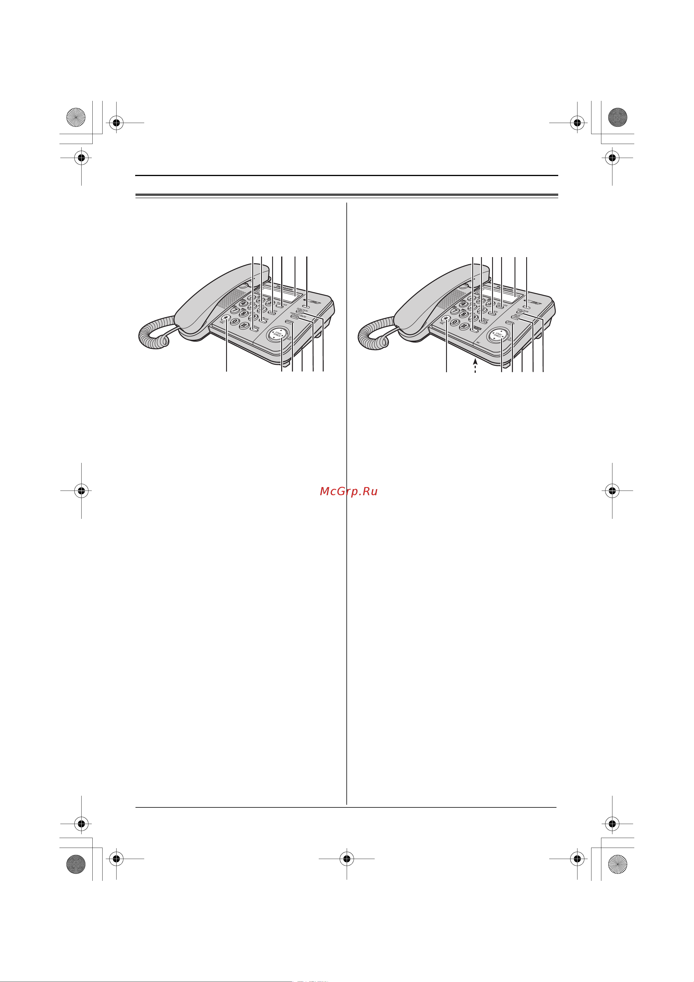 Panasonic KX-TS2356RUW [6/32] Органы управления