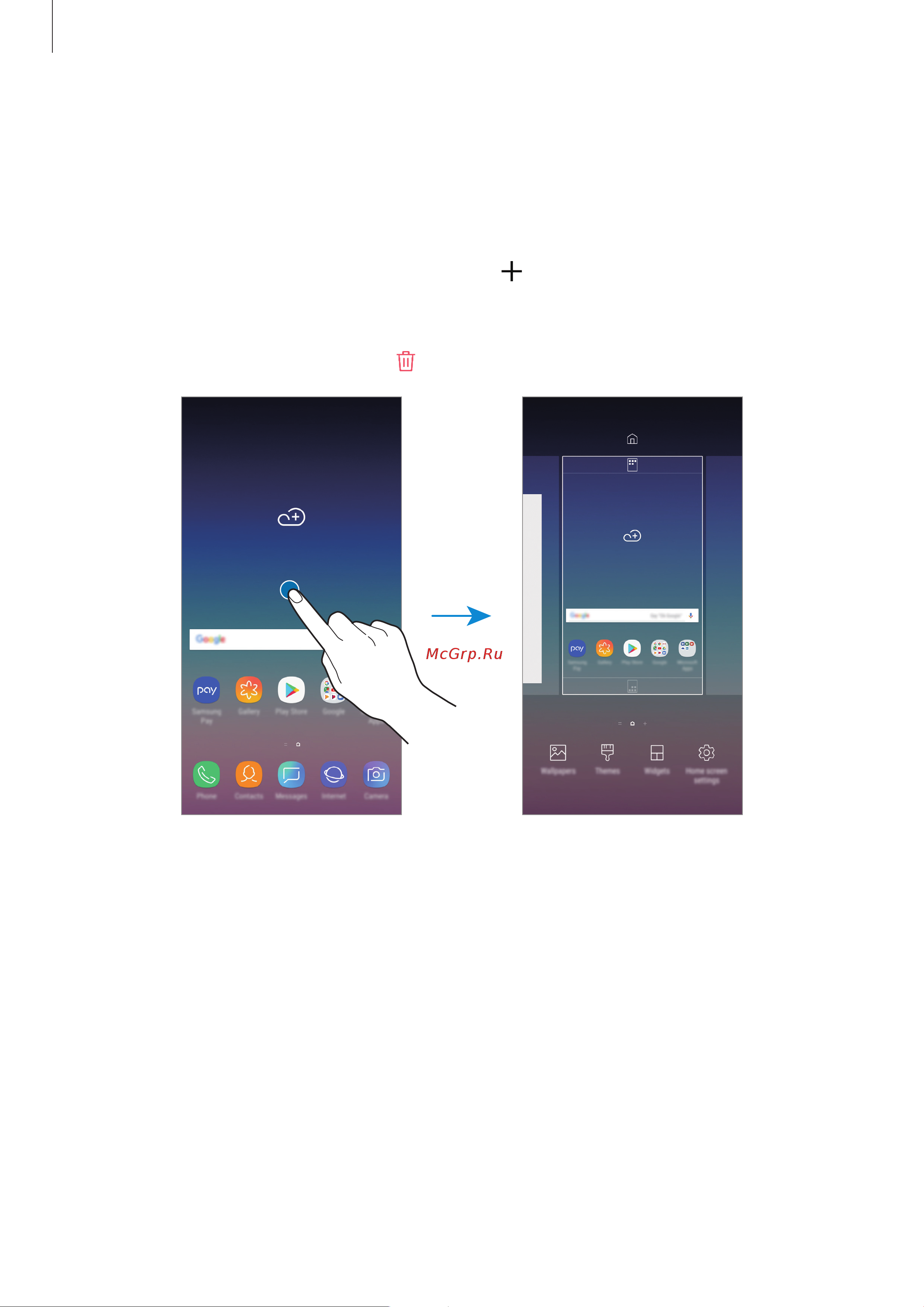 Samsung Galaxy A6 (SM-A600F) [42/188] Редактирование главного экрана