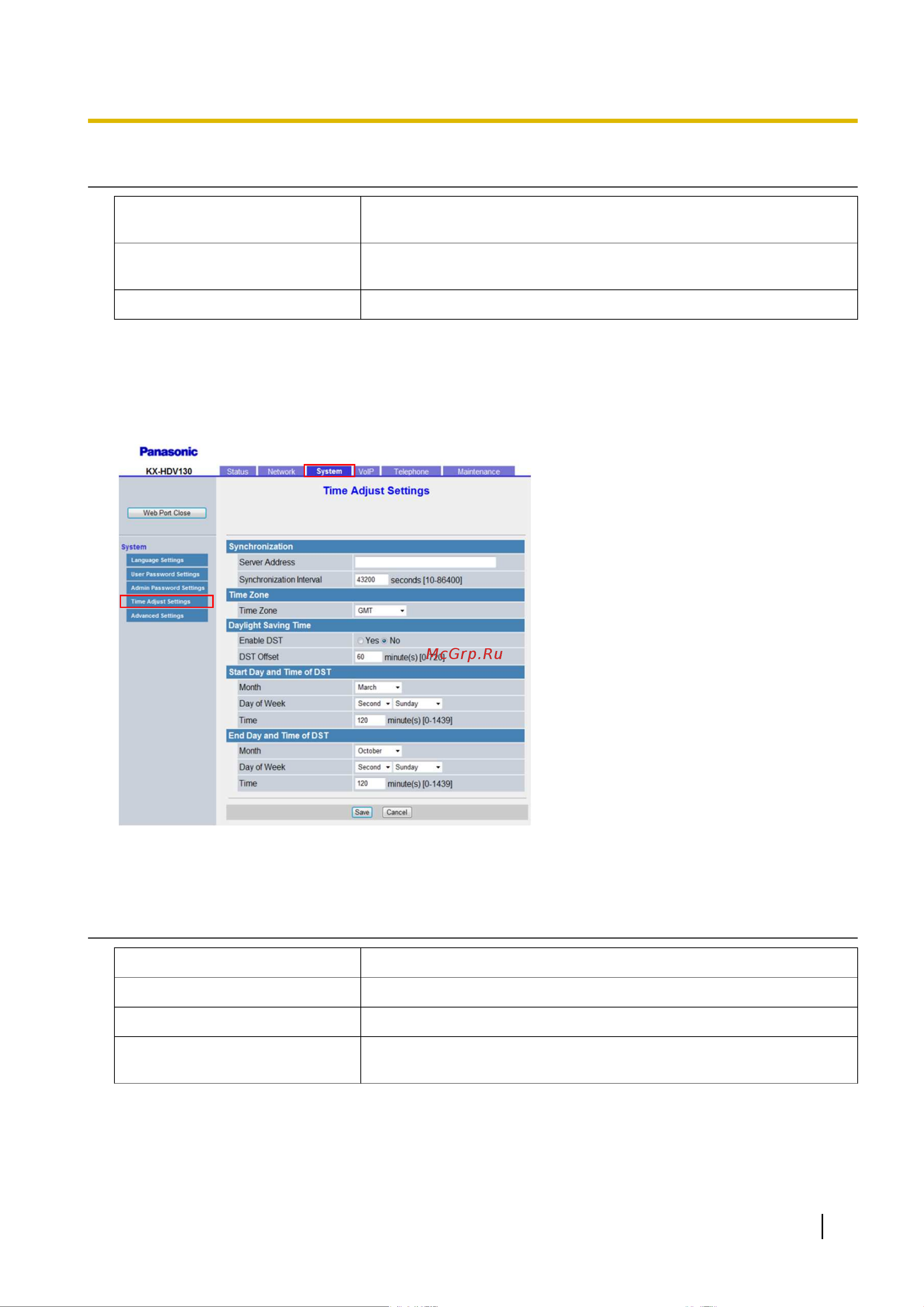 Panasonic KX-HDV130RU [113/340] Time adjust settings