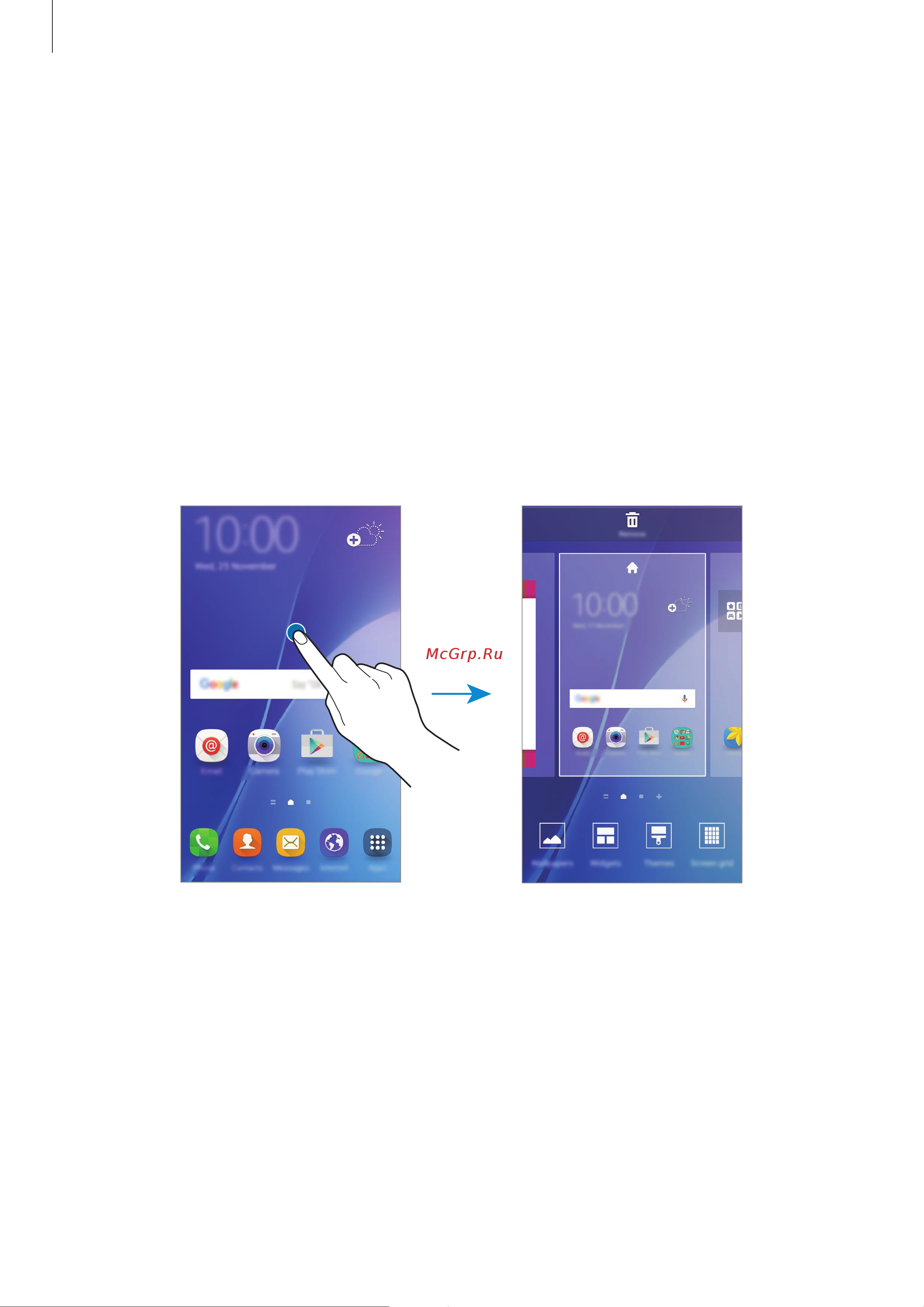 Samsung Galaxy A7 (SM-A710) [21/115] Параметры главного экрана
