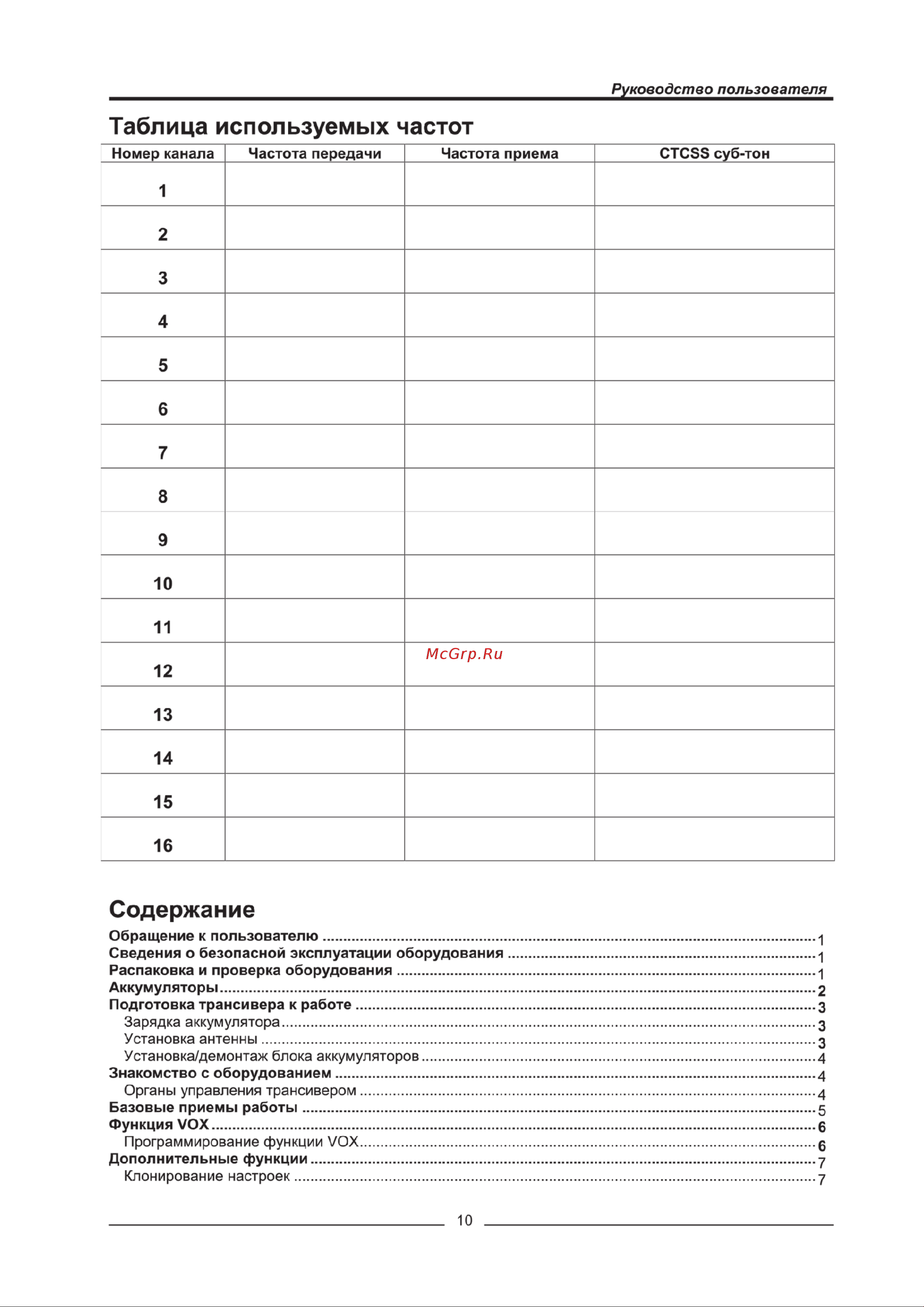 Аргут РК-301М old [11/12] Страница 11