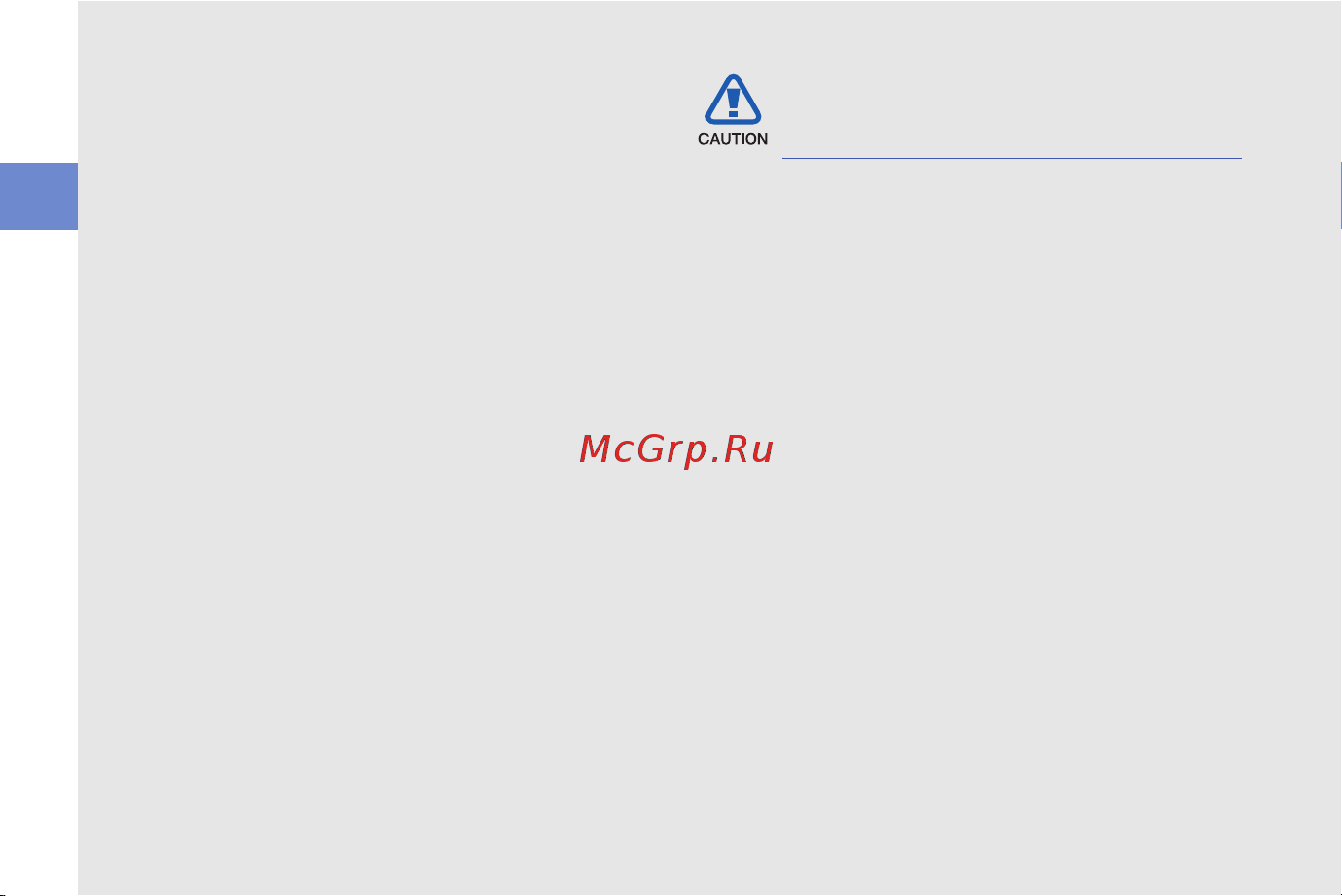 Samsung GT-M8800 [10/88] Меры предосторожности