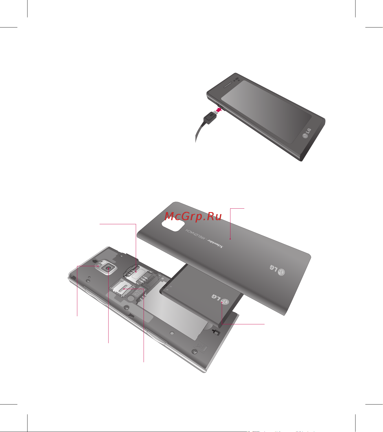 LG newchocolate [15/114] Устройство телефона
