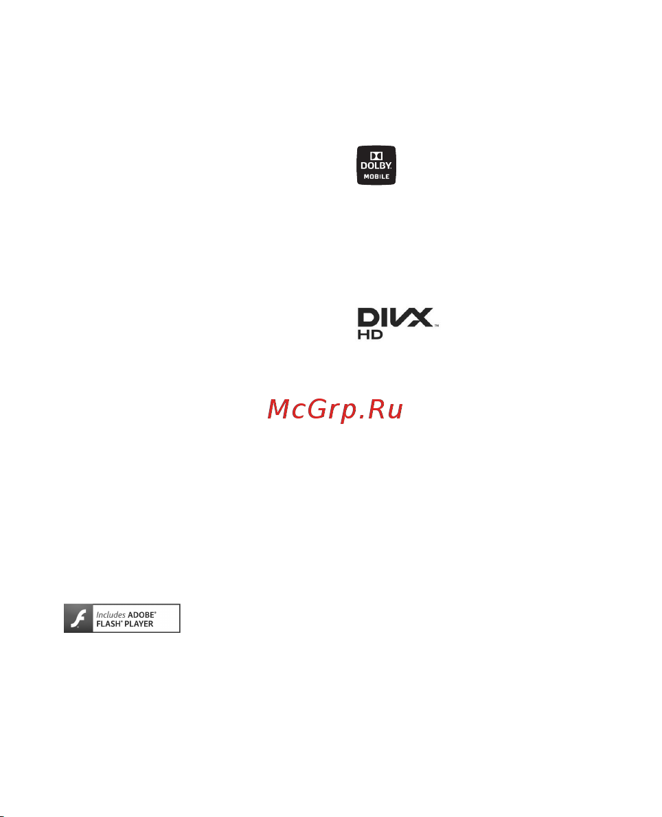 LG Optimus Black [94/242] Авторские права и товарные знаки
