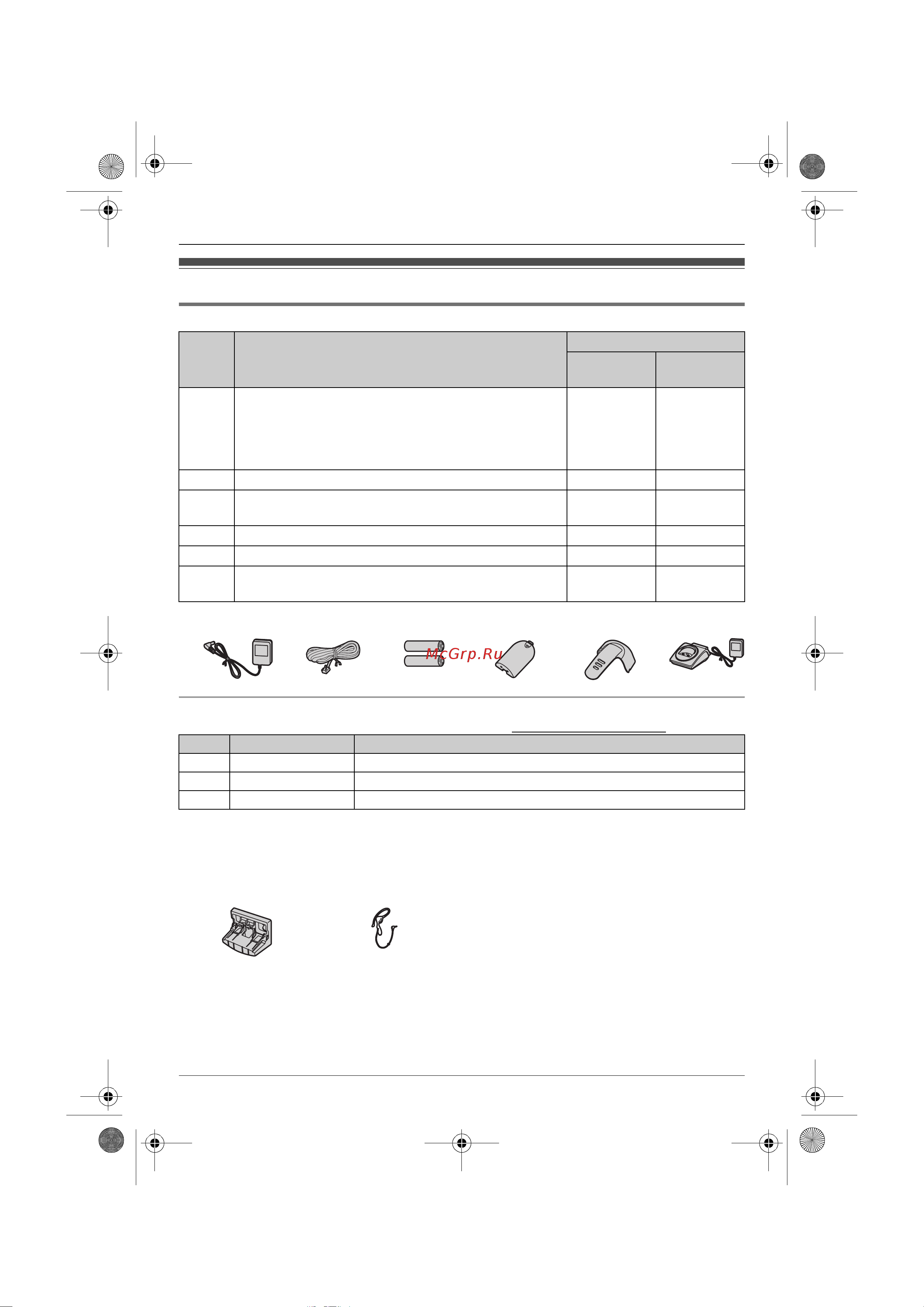 Panasonic KX-TG8076 [4/40] Èíôî²ìàöèø îá àêñåññóà²àõ