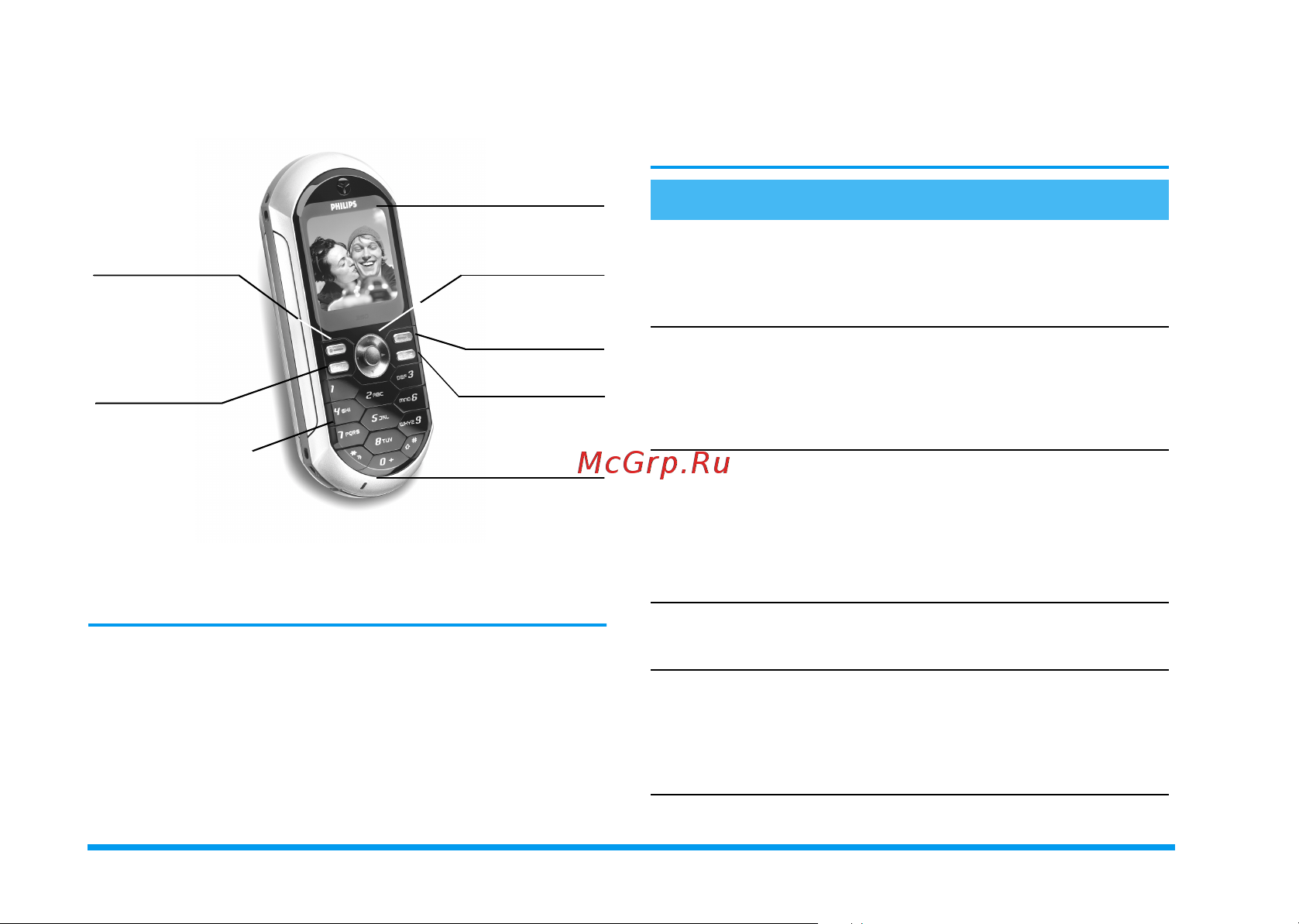 Philips Fisio 350 [2/107] Èçó èòå âàø òåëåôîí