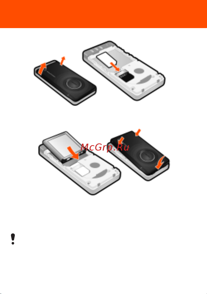 SONY-ERICSSON Sony Ericsson R300i Radio [3/42] Подготовка телефона к работе