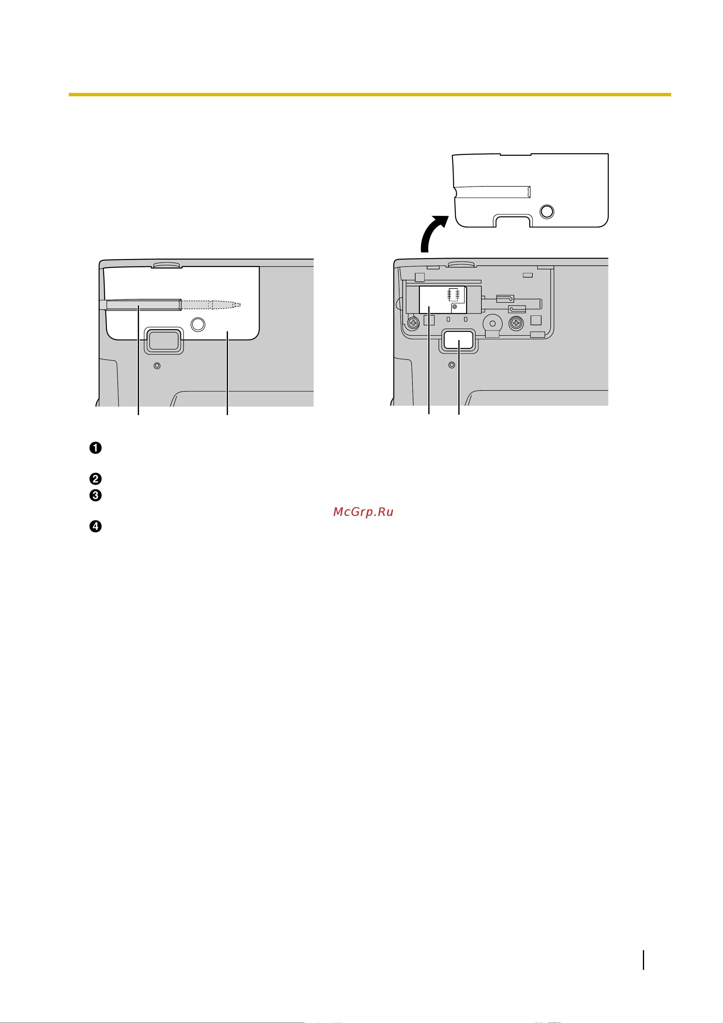 Panasonic KX-NT400RU [25/230] Вид сзади