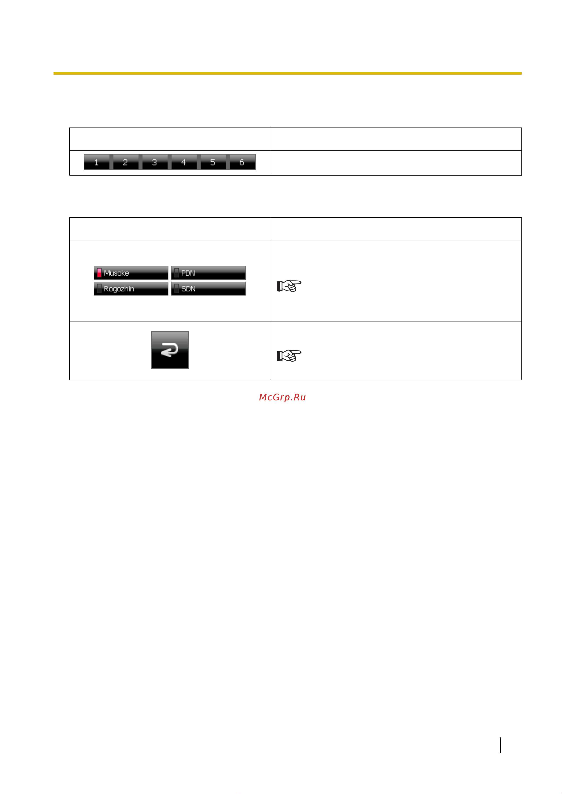 Panasonic KX-NT400RU [61/230] B выбор страницы функциональных кнопок