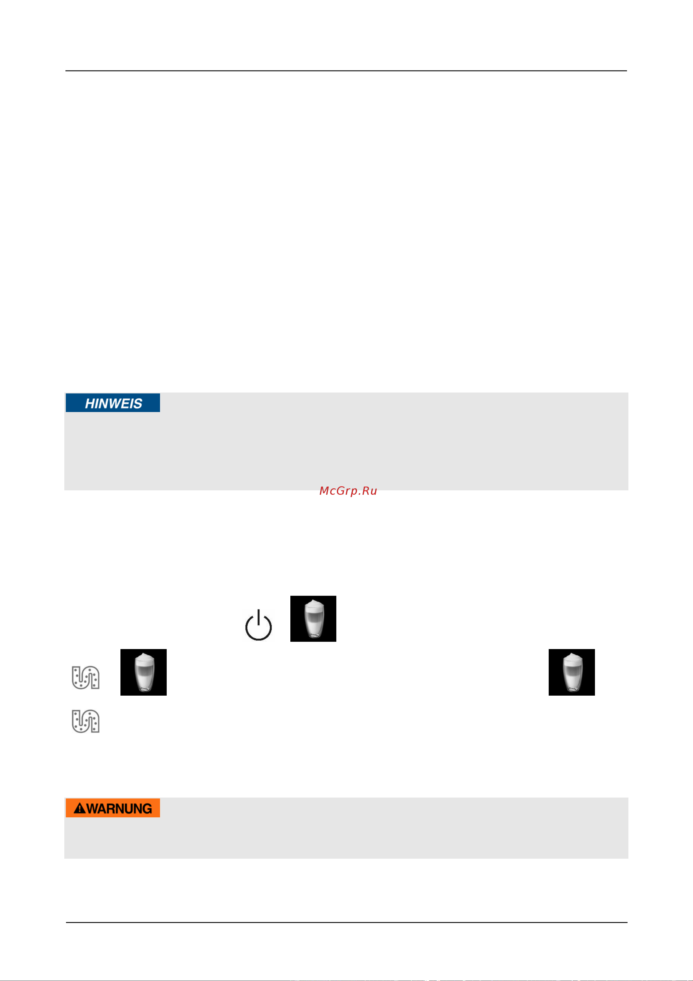 Caso Cafe Crema Touch [140/214] Avviso