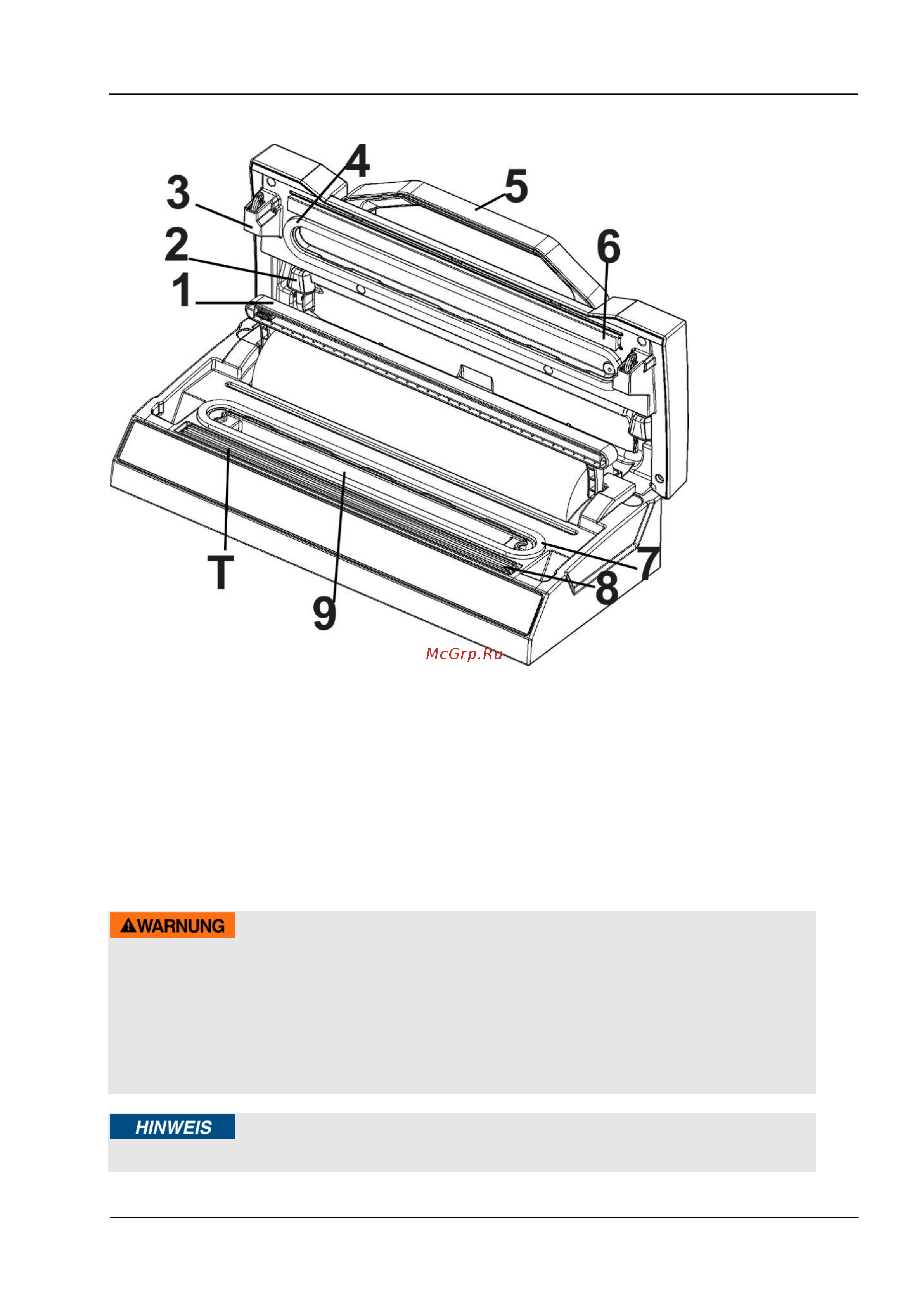 Caso VRH 690 Advanced [11/21] Предостережение