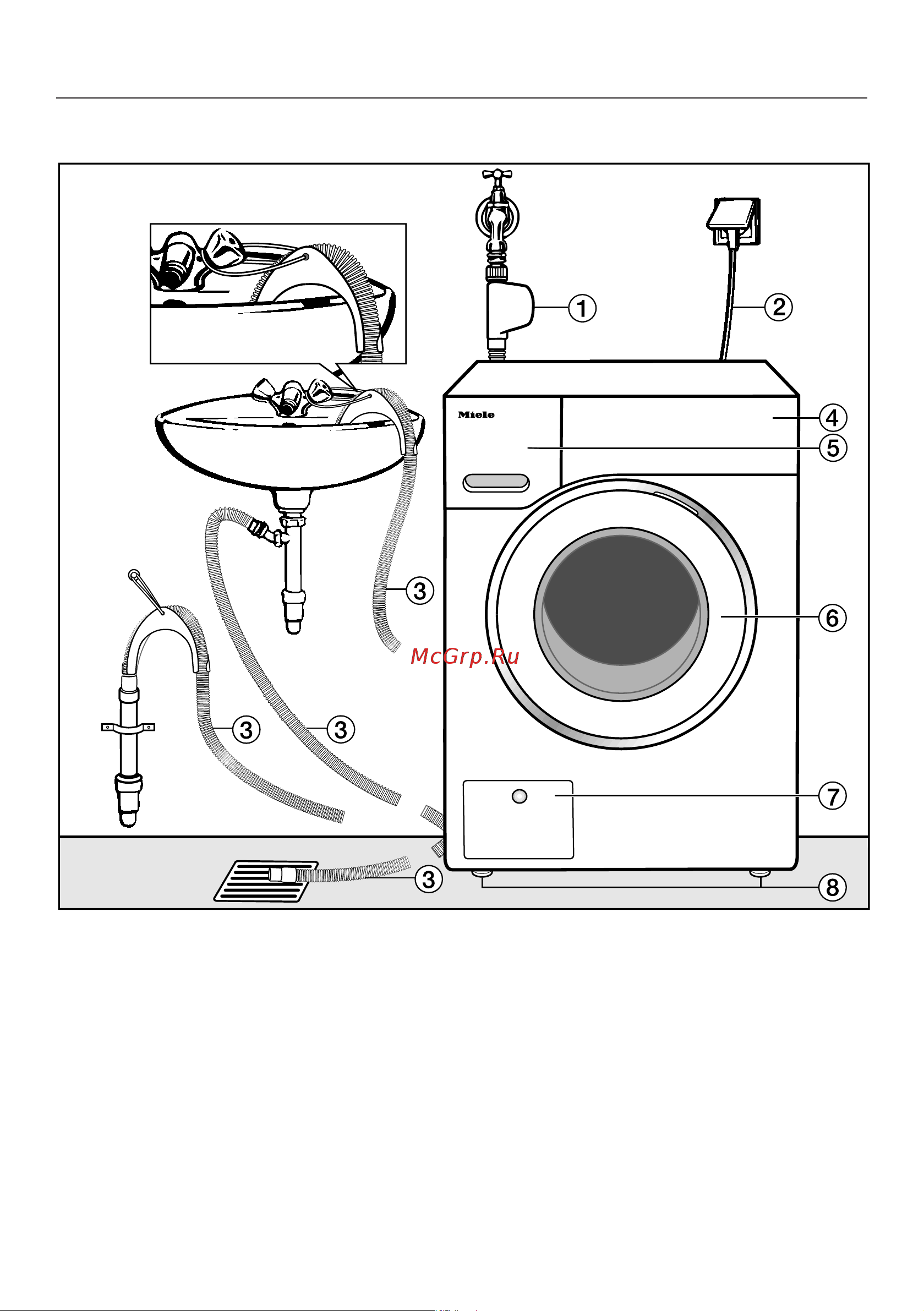 Miele WEF365WPS [63/96] Монтаж