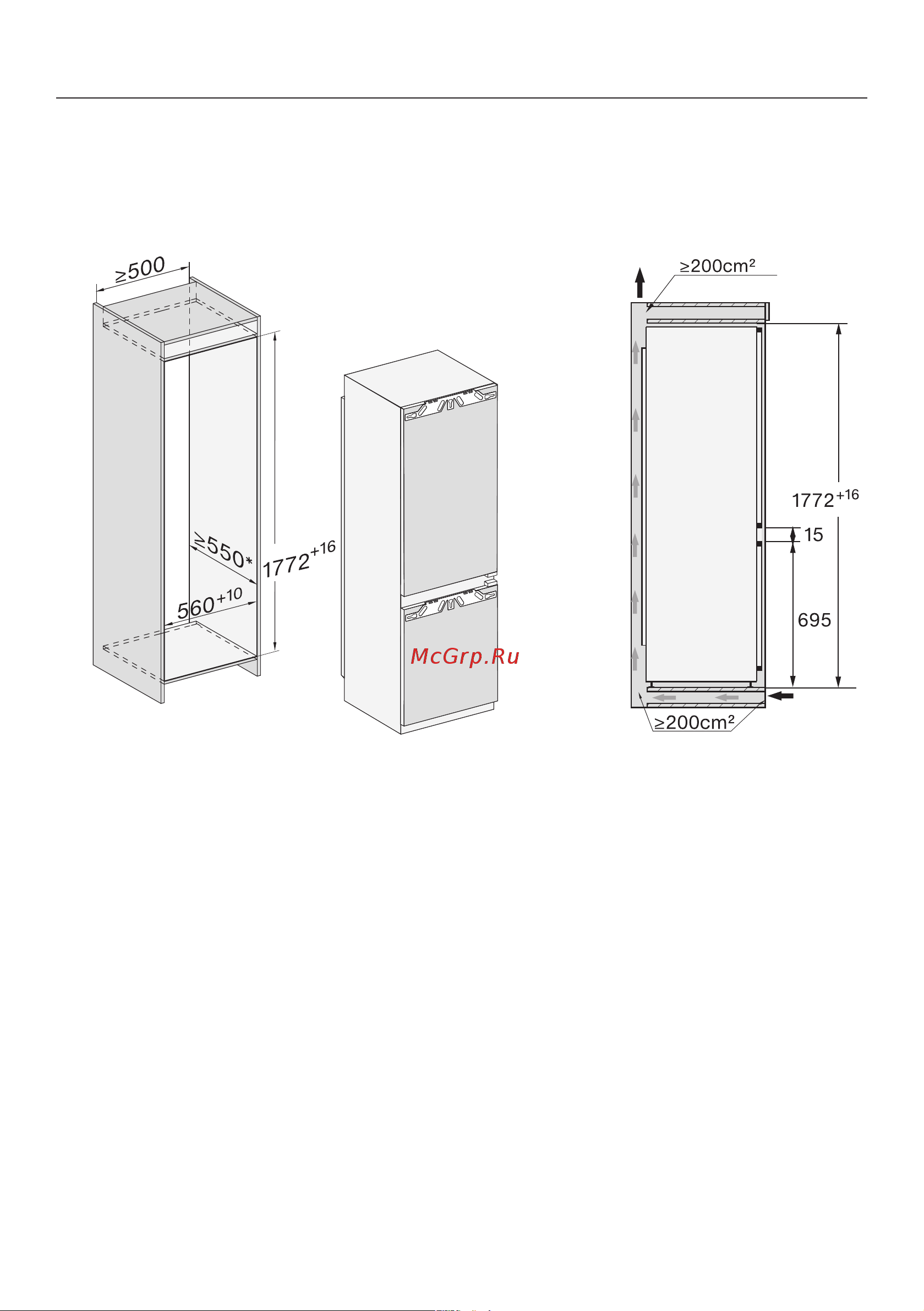 Miele KFN7744E [21/96] Монтаж