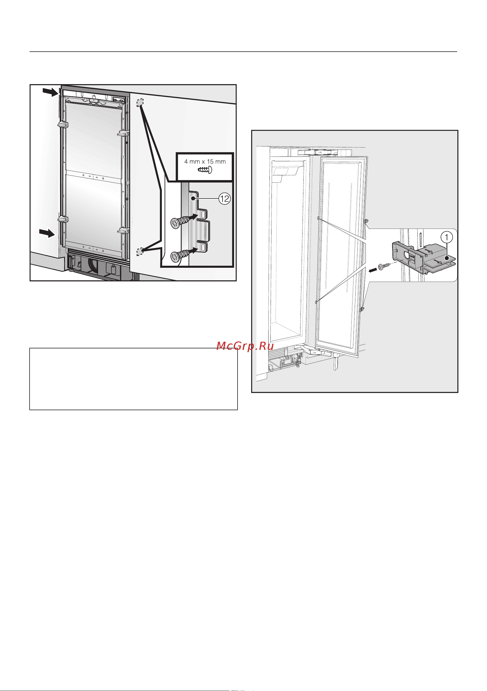 Miele K2901Vi [37/116] Монтаж
