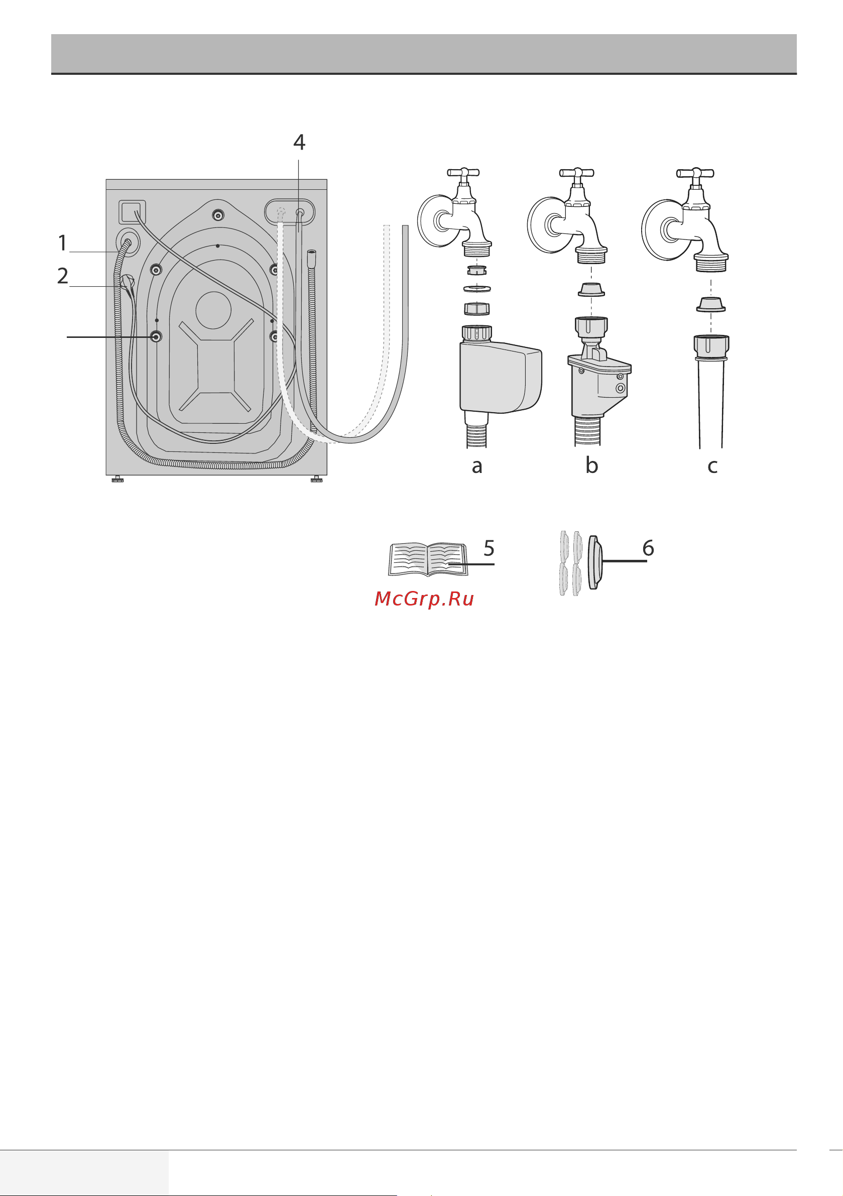 Beko RSPE78612S [5/36] Содержимое упаковки