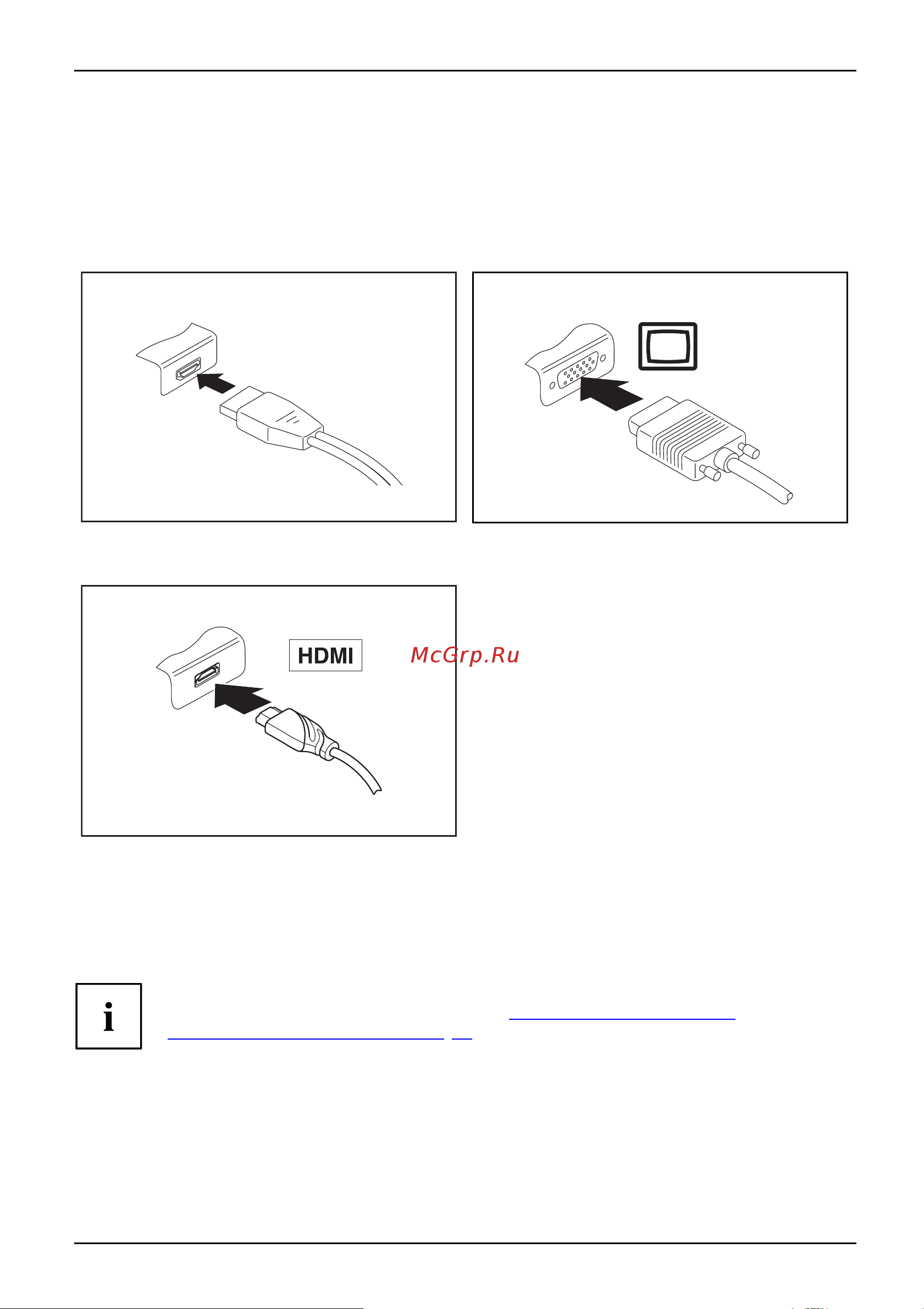 Fujitsu LIFEBOOK E459 LKN:E4590M0003RU [55/87] Подключение внешнего монитора