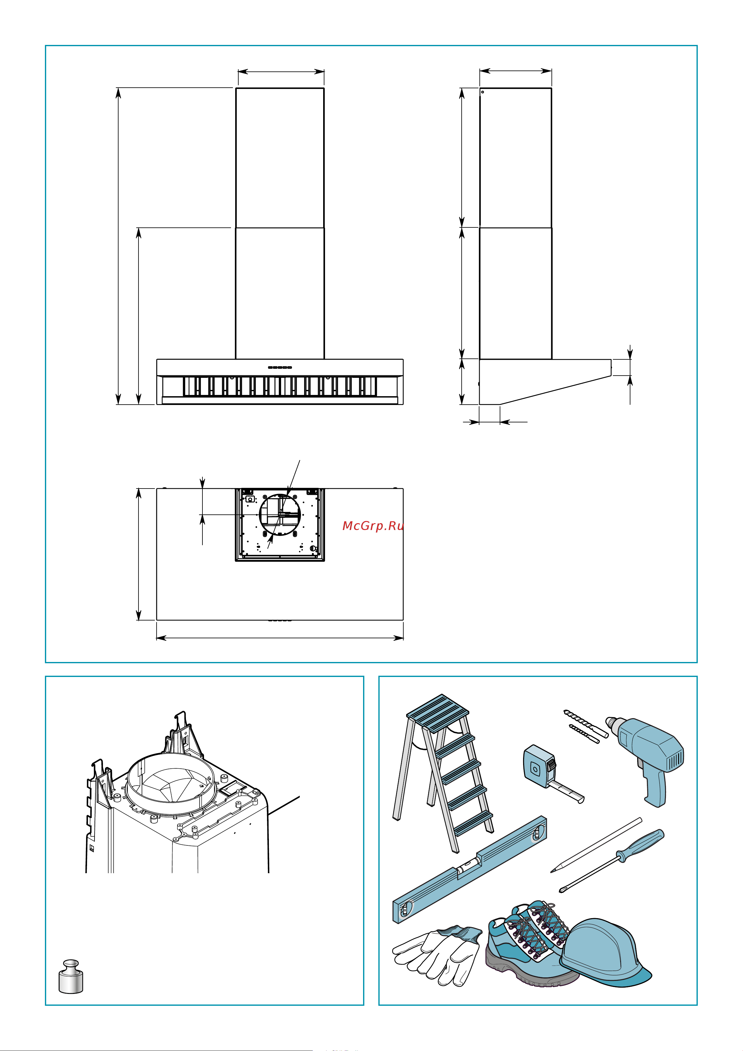 Falmec Marte 120 PRO [2/48] Marte pro 90 19 kg marte pro 120 25 kg