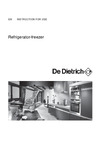 De Dietrich DRS604MU Руководство по эксплуатации