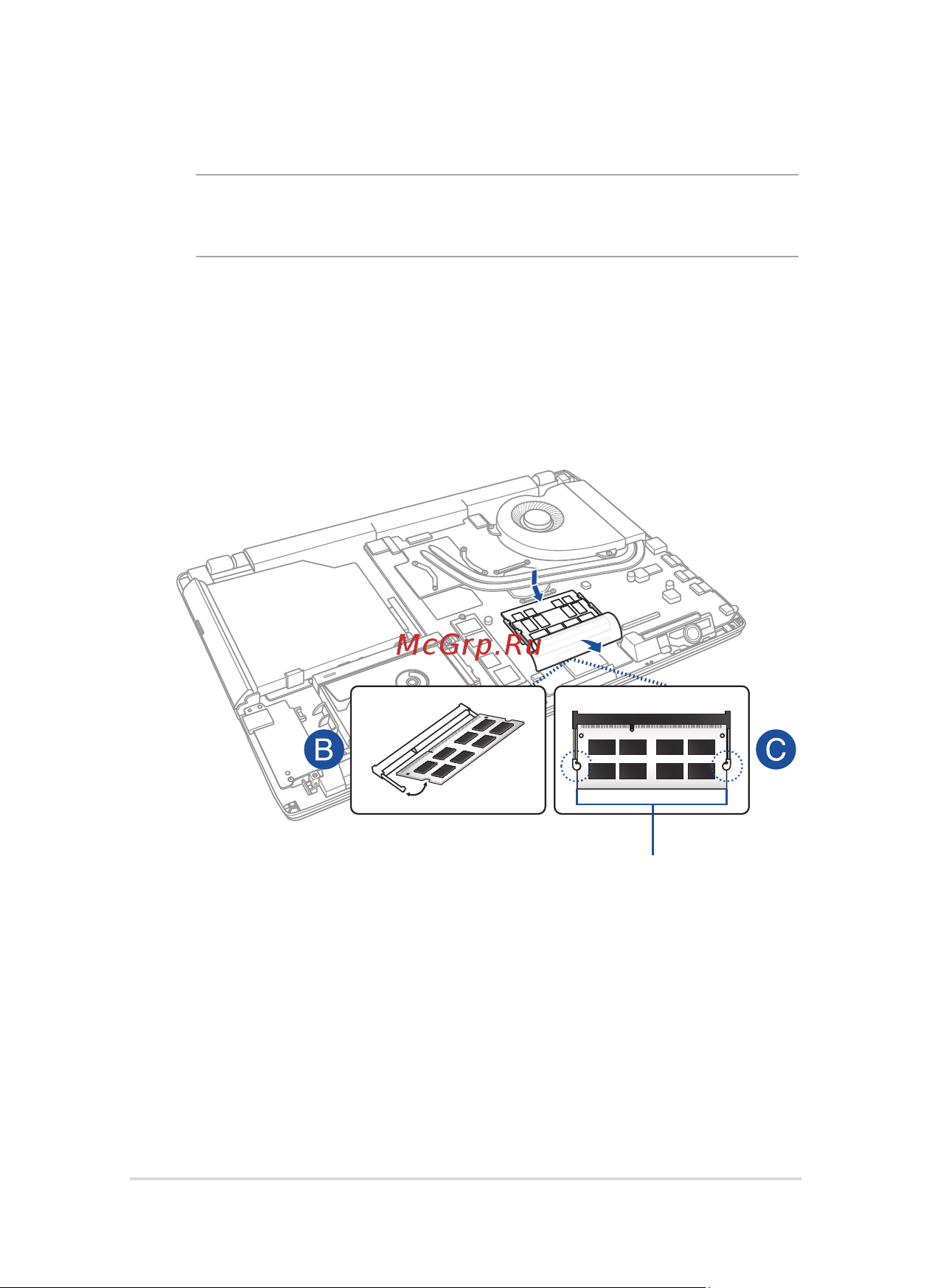 Asus ROG GL753VE-GC079 (90NB0DN2-M02840) [81/118] A снимите крышку отсека