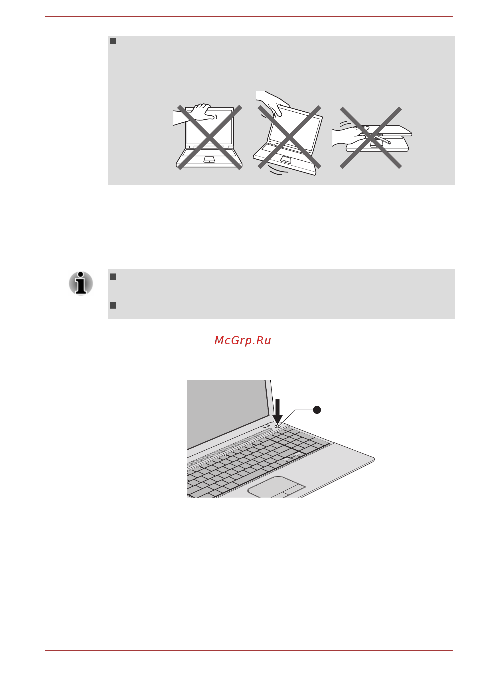 Toshiba Satellite C50-A-L6K [24/134] Turning on the power