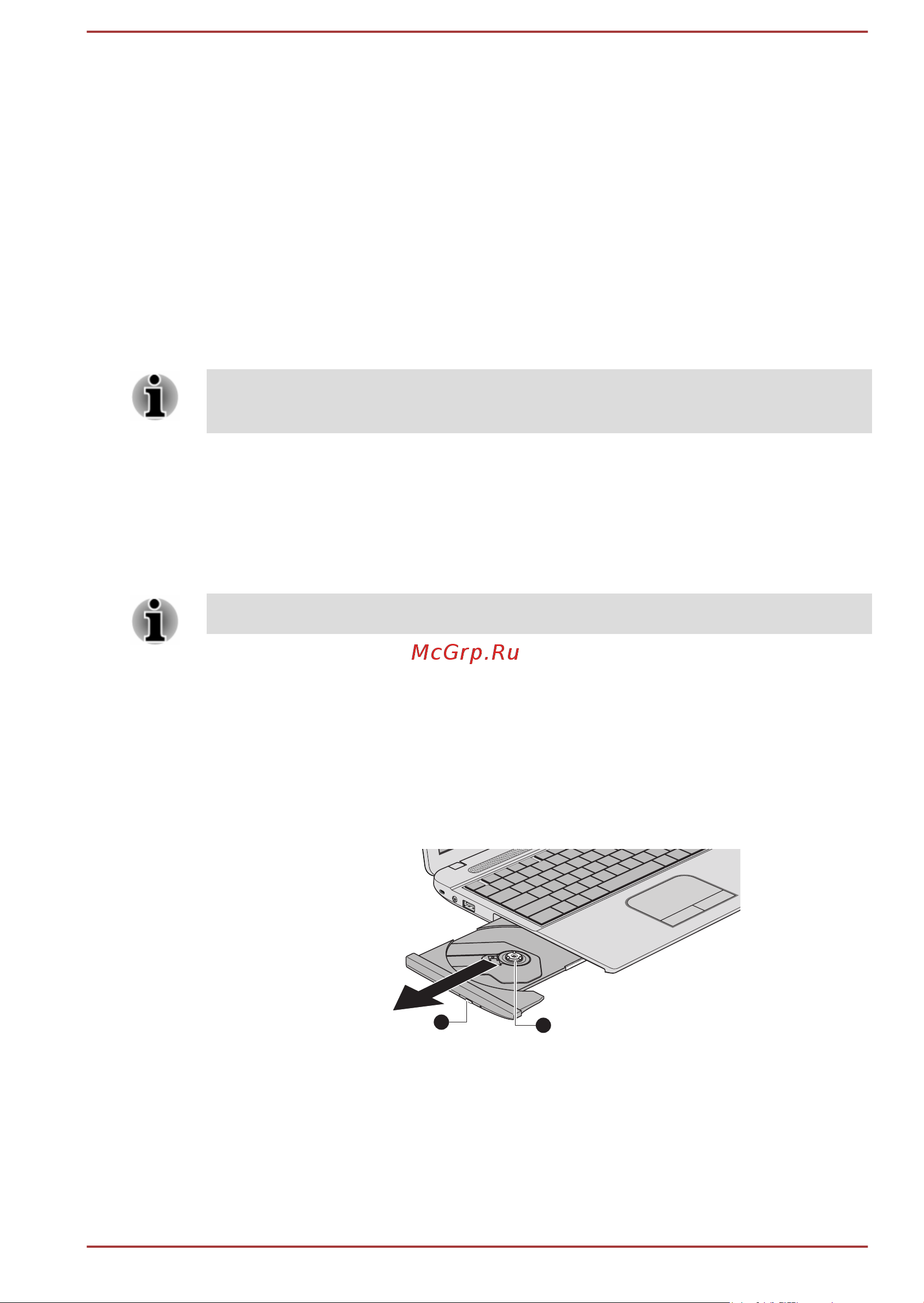 Toshiba Satellite C50-A-L6K [49/134] Using optical disc drives